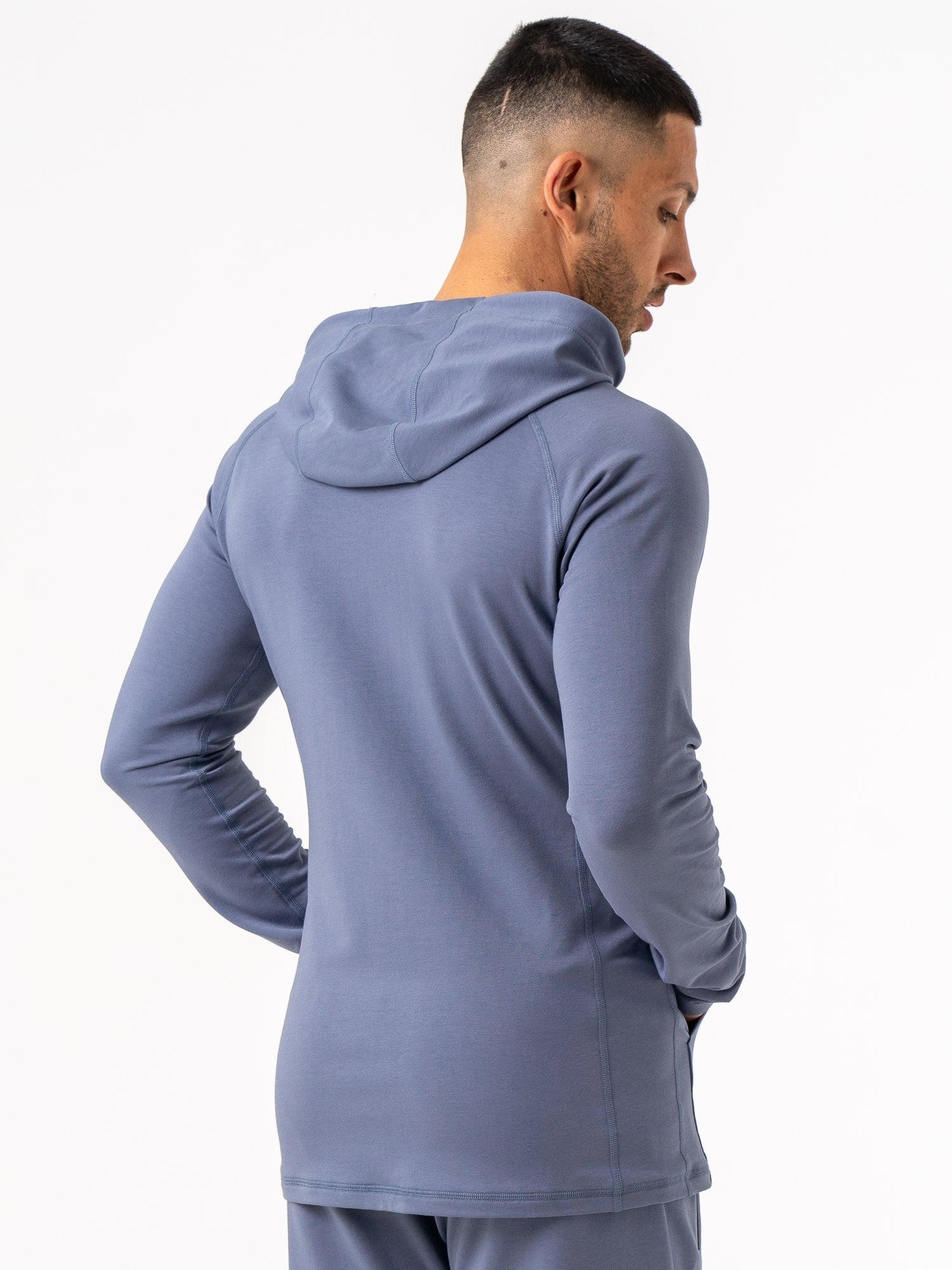 Endurance Zip Up Jacket - Denim Blue 2 Endurance Zip Up Jacket - Denim Blue