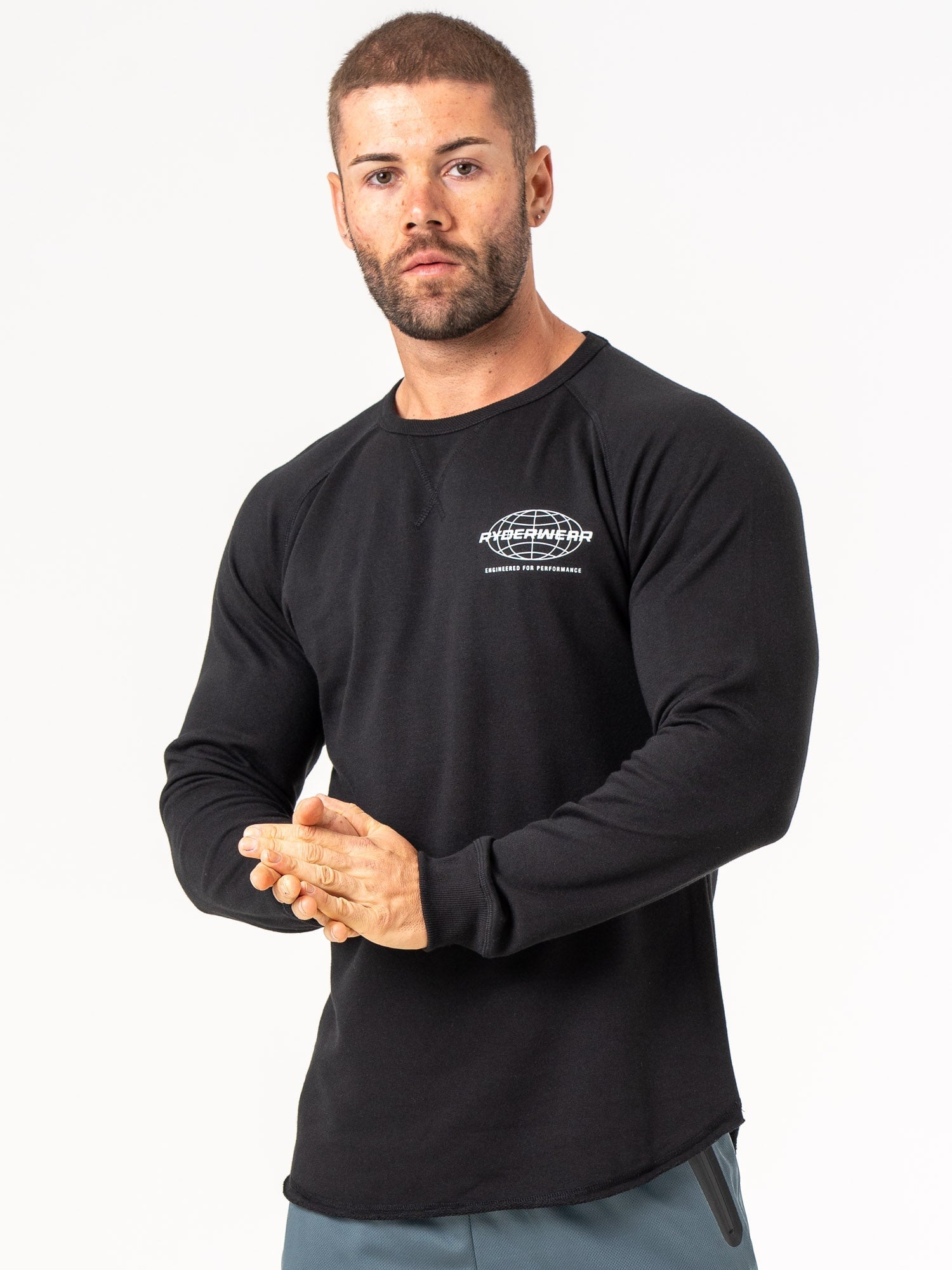 Energy Crew Neck - Black 3 Energy Crew Neck - Black