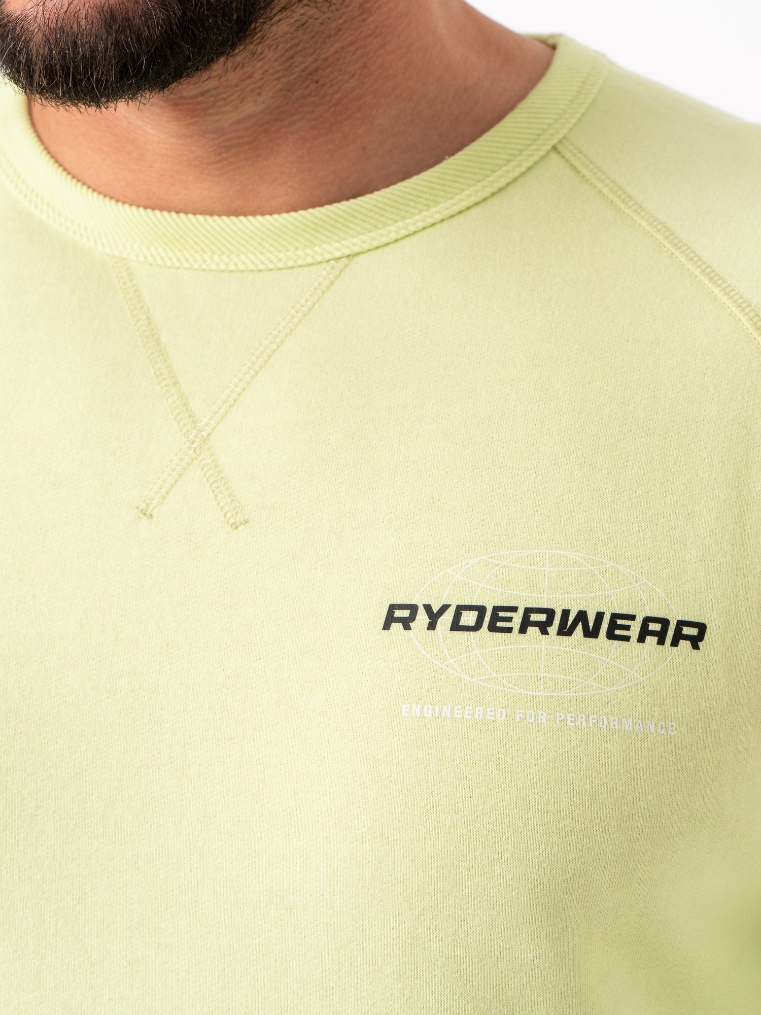 Energy Crew Neck - Lime 3 Energy Crew Neck - Lime