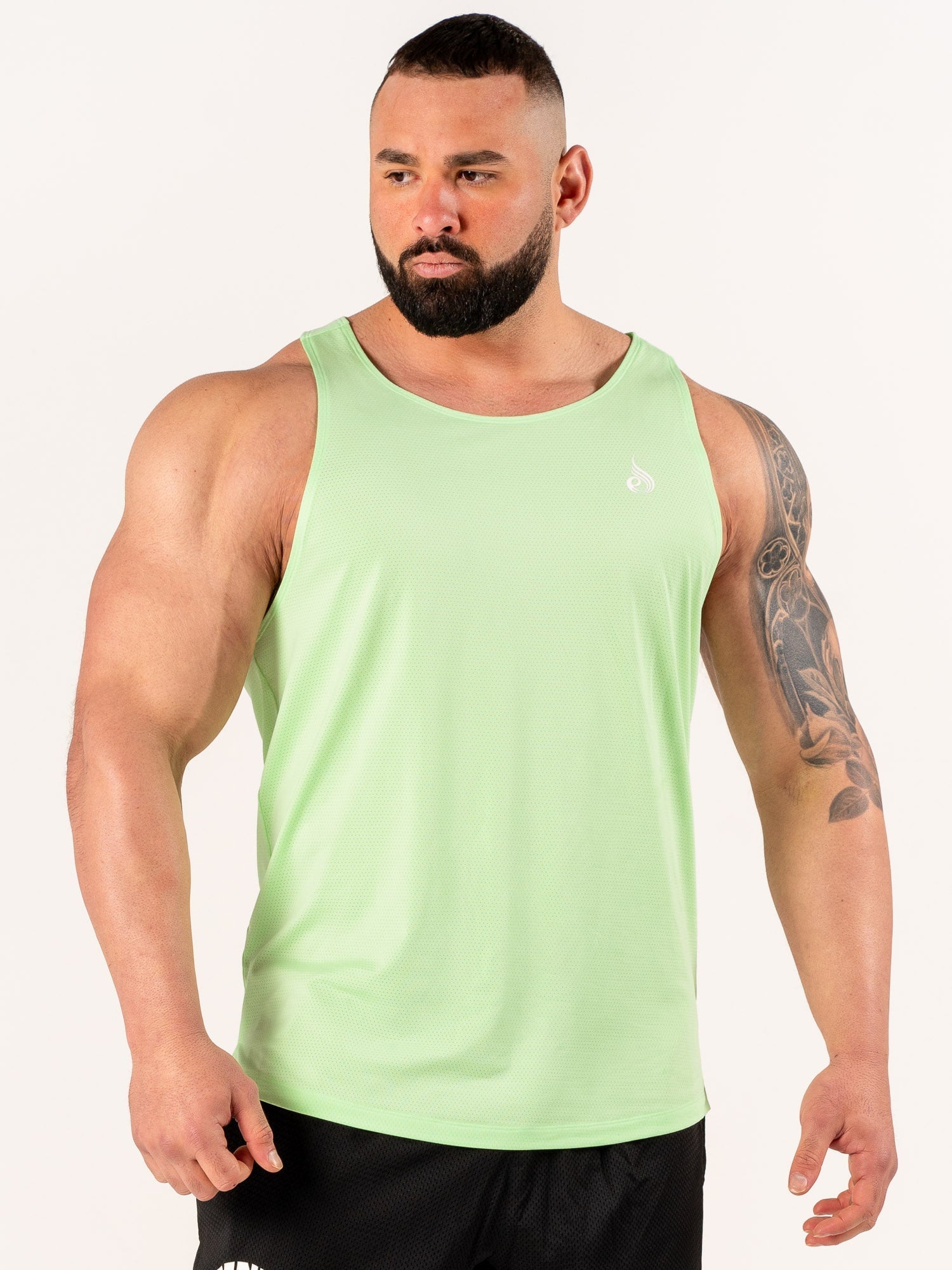 Flex Active Tank - Lime Marl 1 Flex Active Tank - Lime Marl
