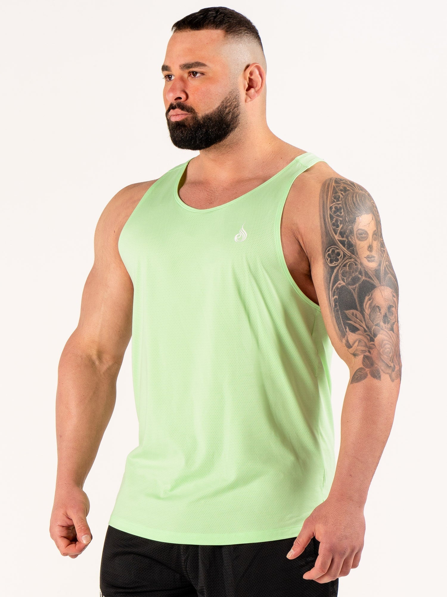 Flex Active Tank - Lime Marl 3 Flex Active Tank - Lime Marl