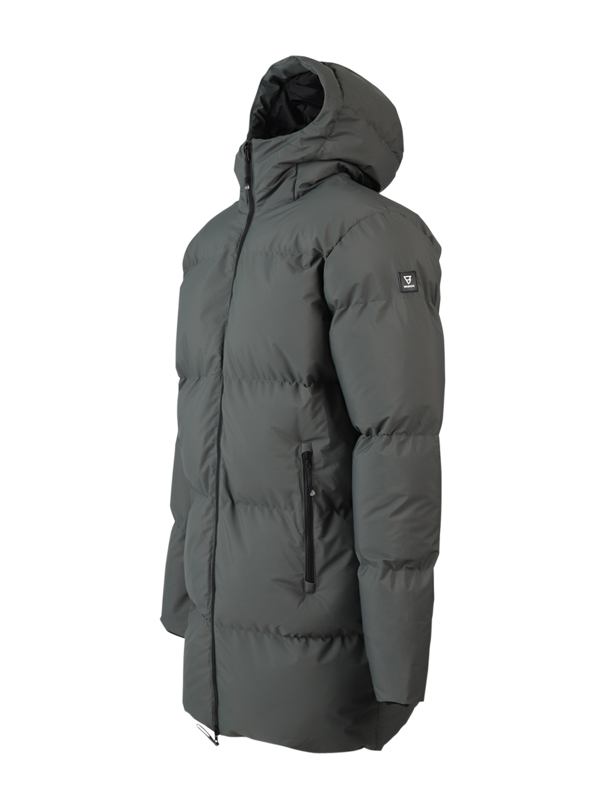 Bigmain Men Long Puffer Jacket | Mud Green 9 Bigmain Men Long Puffer Jacket | Mud Green