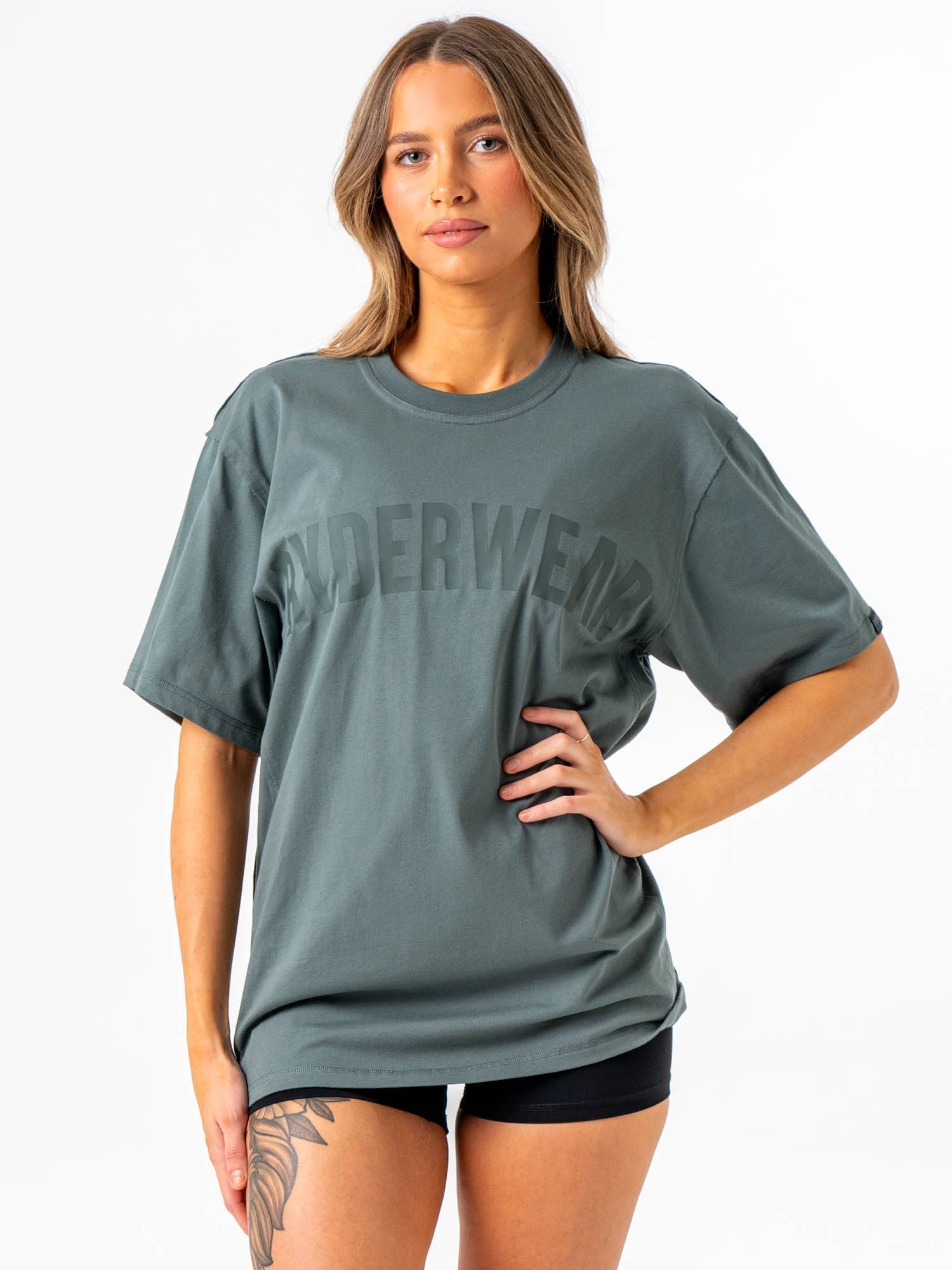 Force Oversized T-Shirt - Fern Green