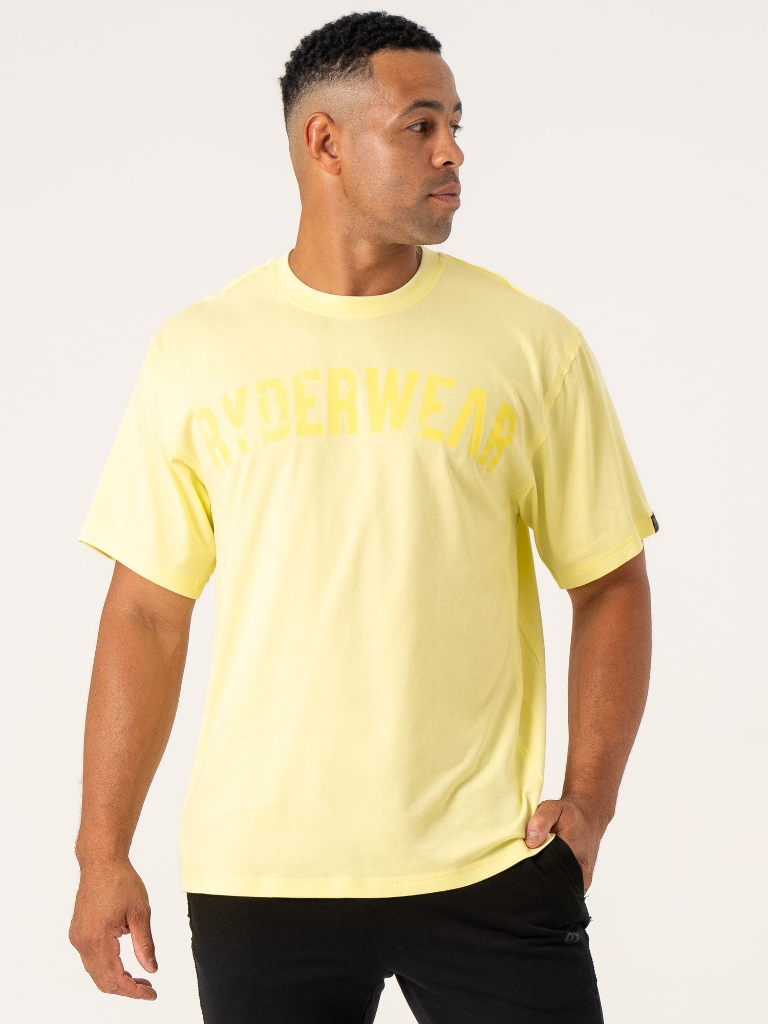 Force Oversized T-Shirt - Lemon 1 Force Oversized T-Shirt - Lemon