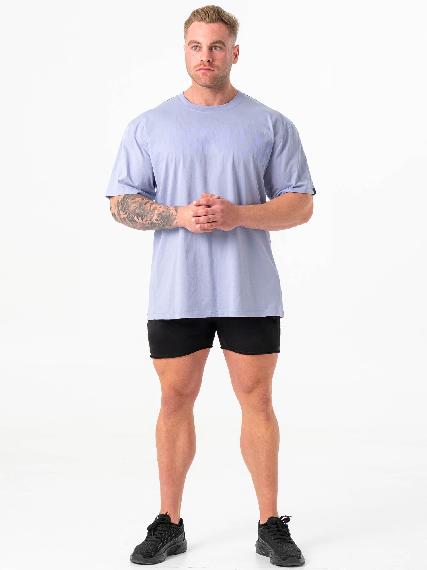 Force Oversized T-Shirt - Lilac Blue 5 Force Oversized T-Shirt - Lilac Blue