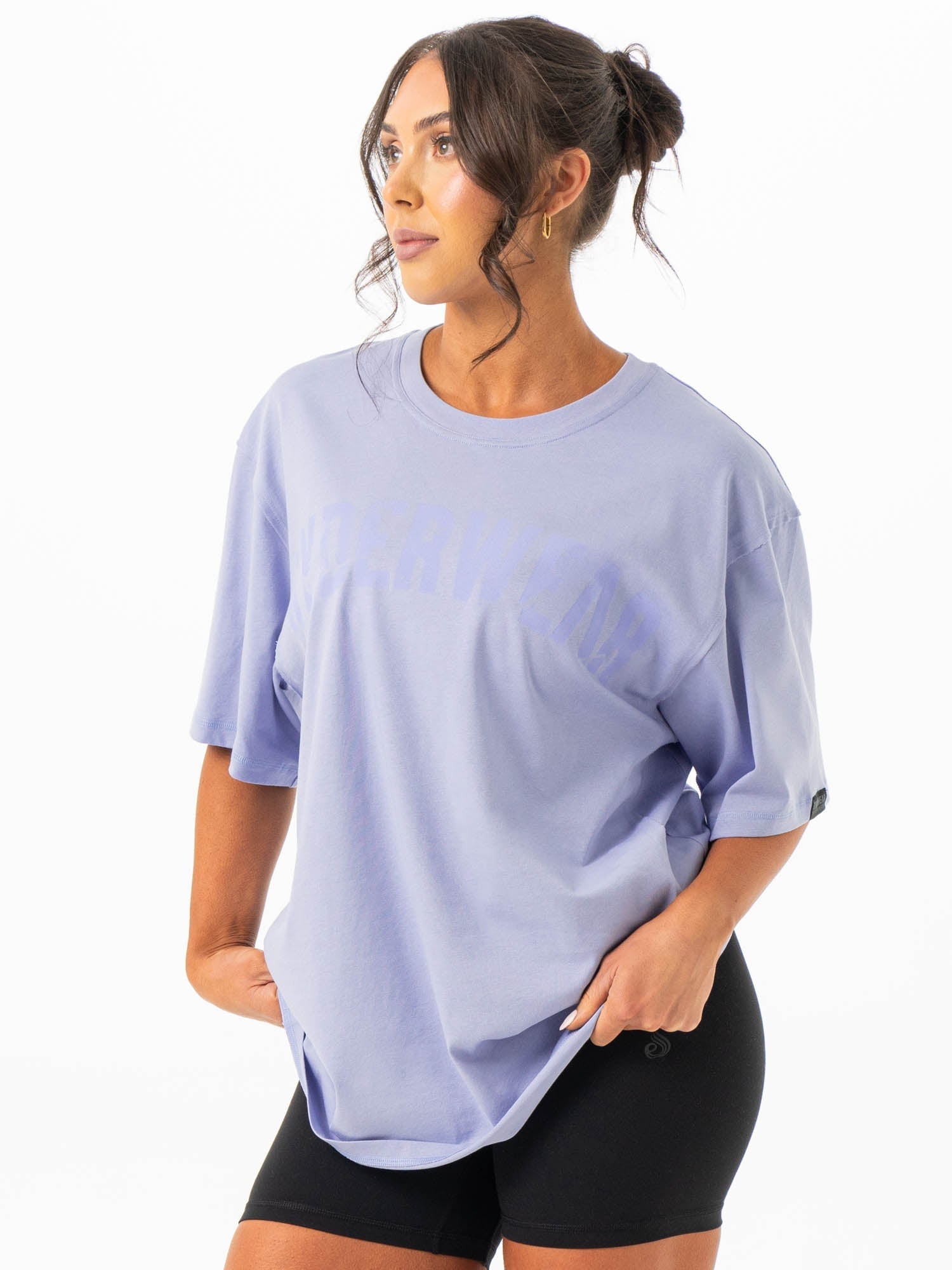 Force Oversized T-Shirt - Lilac Blue