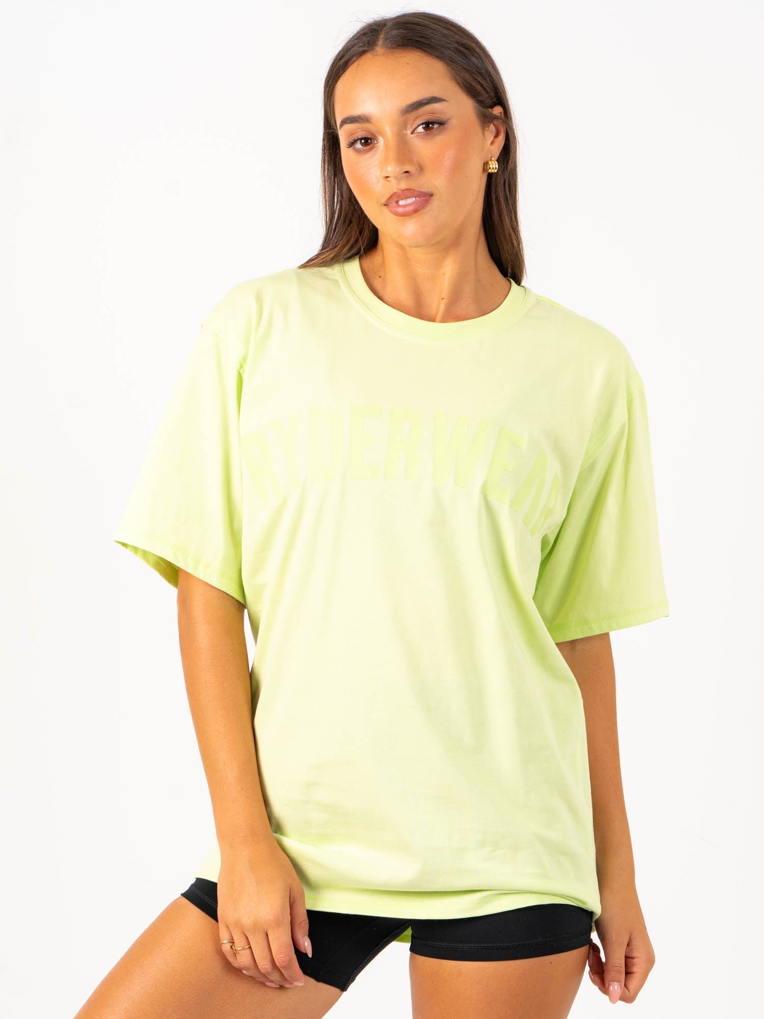 Force Oversized T-Shirt - Lime 1 Force Oversized T-Shirt - Lime