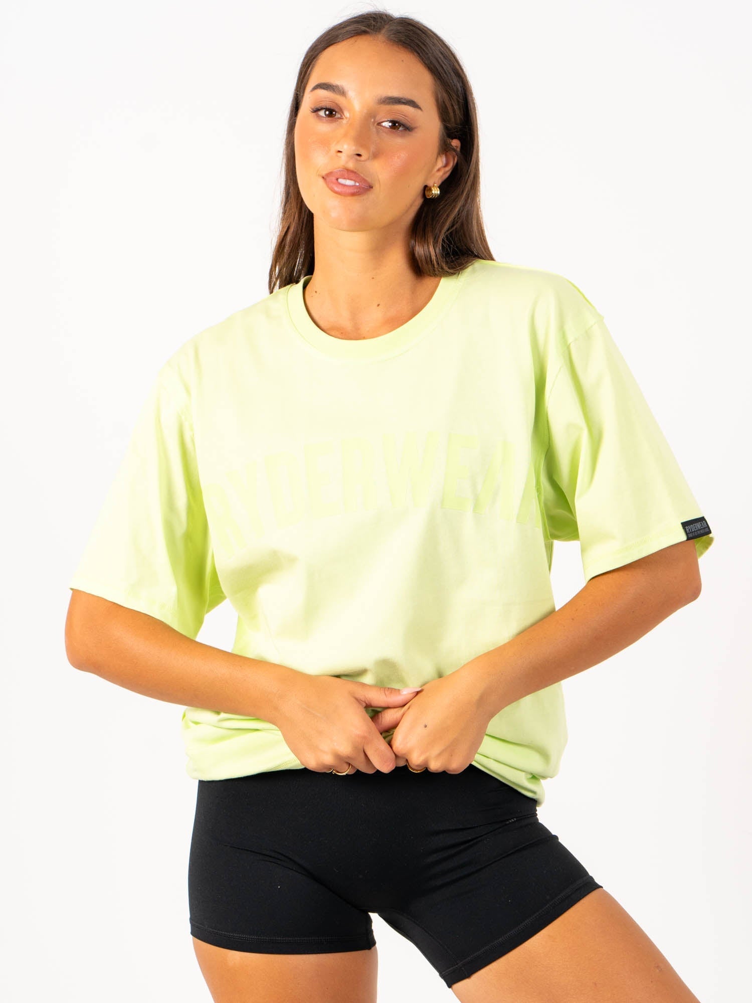 Force Oversized T-Shirt - Lime 3 Force Oversized T-Shirt - Lime
