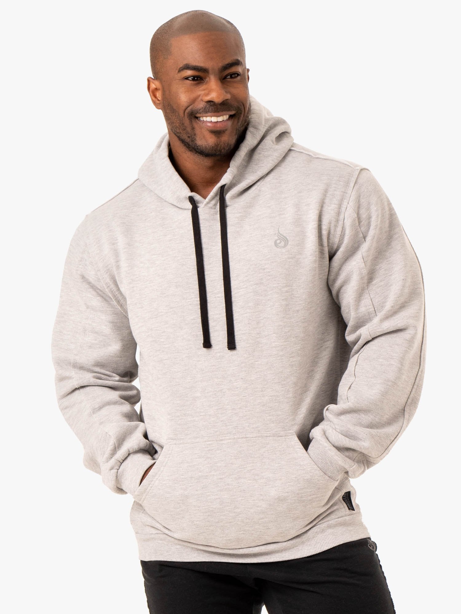 Force Pullover Hoodie - Grey Marl 1 Force Pullover Hoodie - Grey Marl