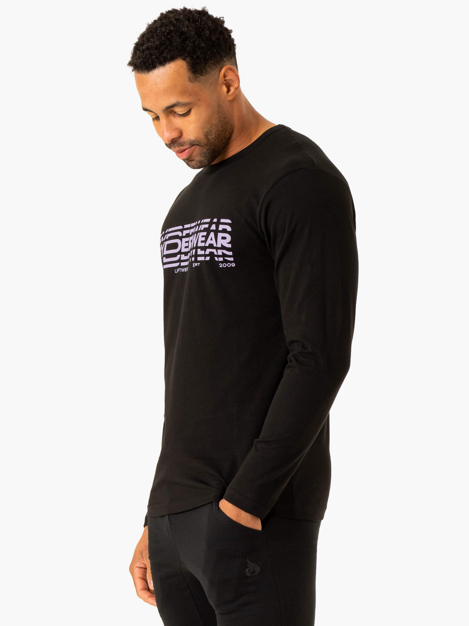Graphic Long Sleeve T-Shirt - Black 4 Graphic Long Sleeve T-Shirt - Black