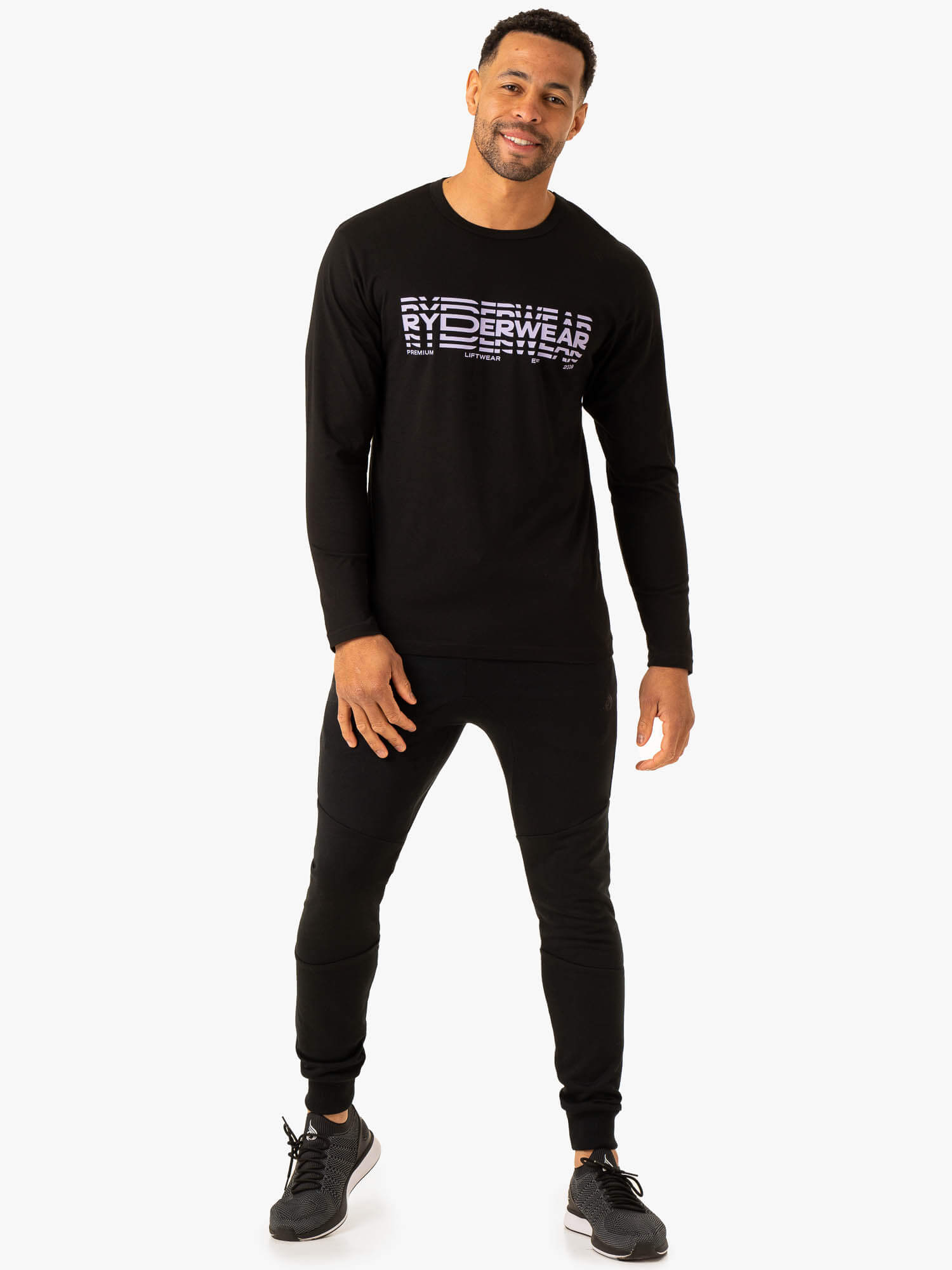 Graphic Long Sleeve T-Shirt - Black 5 Graphic Long Sleeve T-Shirt - Black