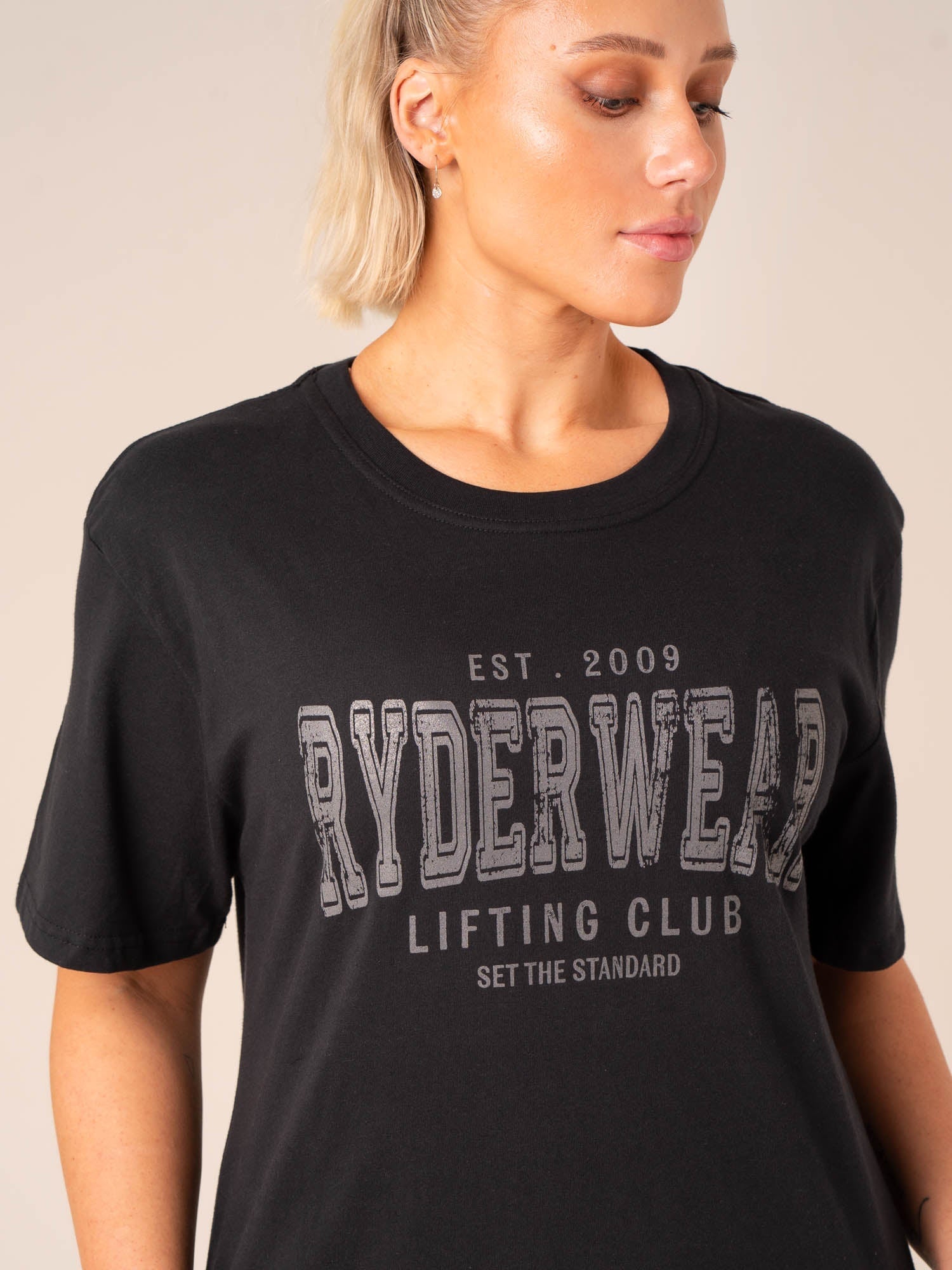 Grit Oversized T-Shirt - Black 1 Grit Oversized T-Shirt - Black