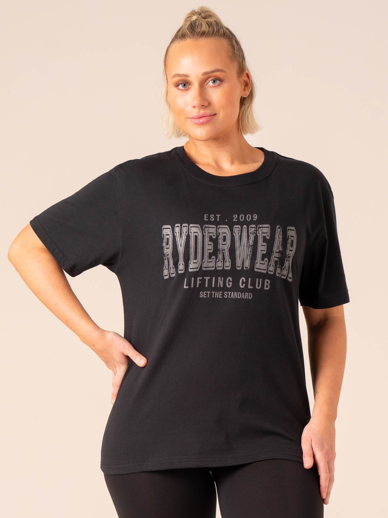 Grit Oversized T-Shirt - Black 3 Grit Oversized T-Shirt - Black