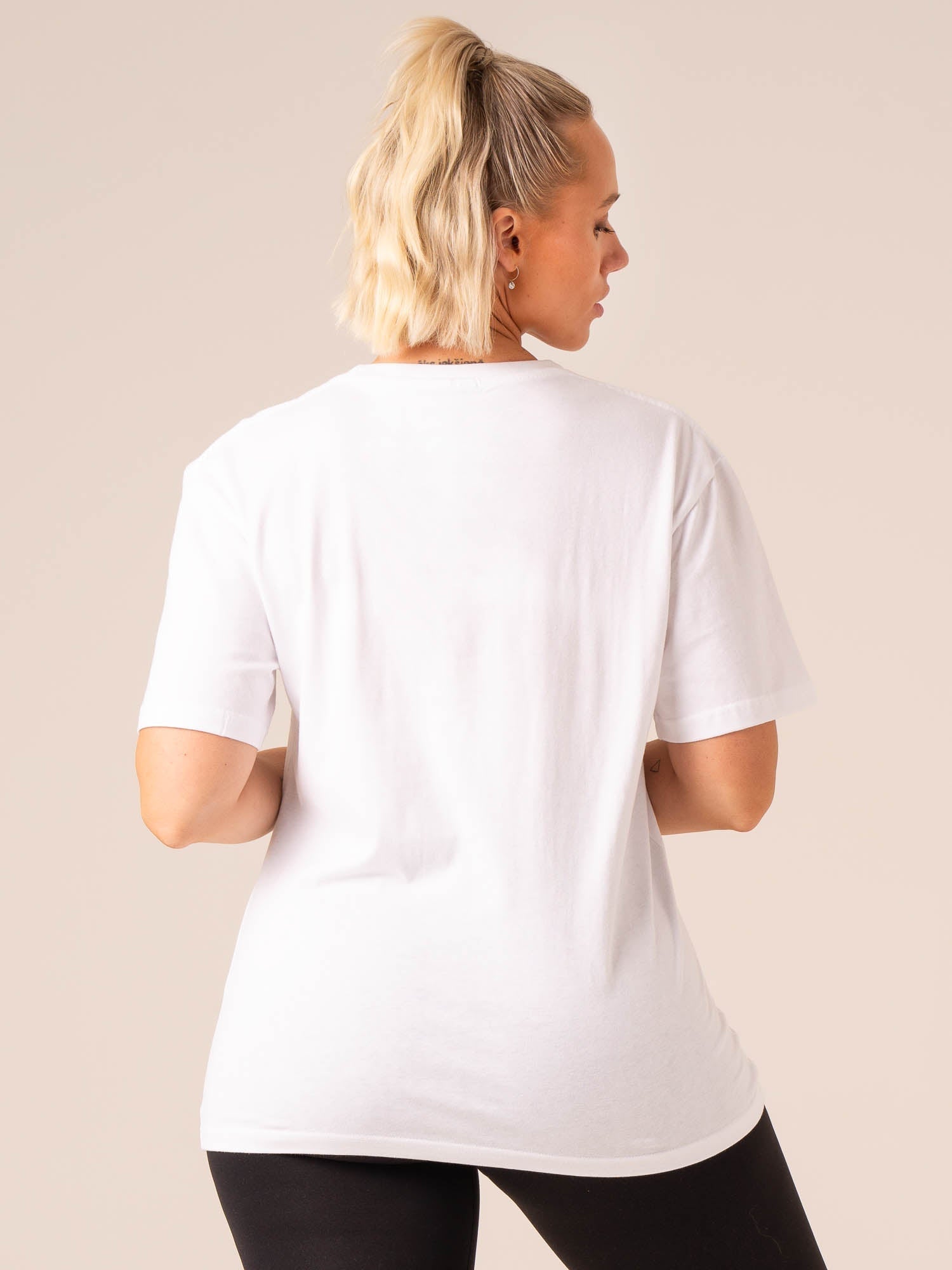 Grit Oversized T-Shirt - White 2 Grit Oversized T-Shirt - White