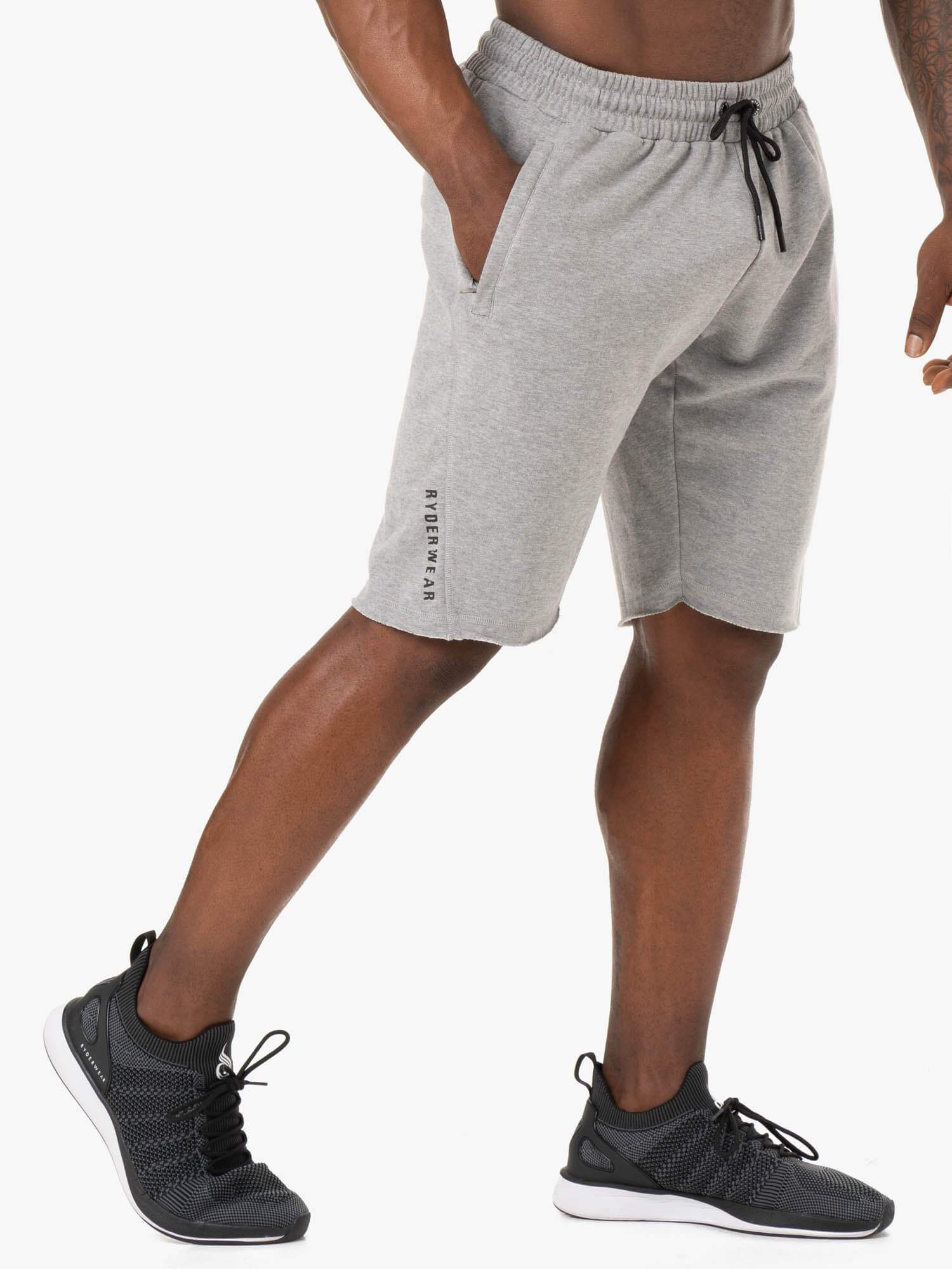 Iron Track Shorts - Grey Marl 1 Iron Track Shorts - Grey Marl