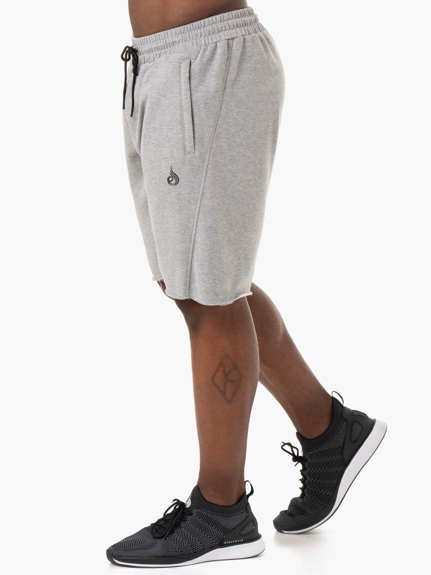 Iron Track Shorts - Grey Marl 2 Iron Track Shorts - Grey Marl