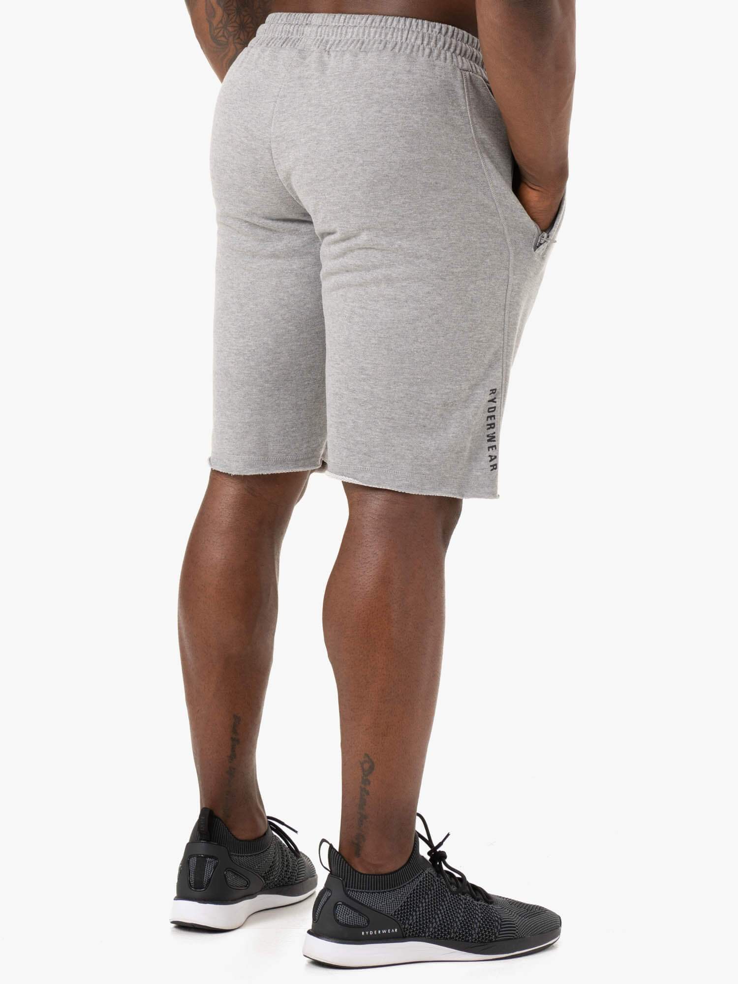 Iron Track Shorts - Grey Marl 3 Iron Track Shorts - Grey Marl