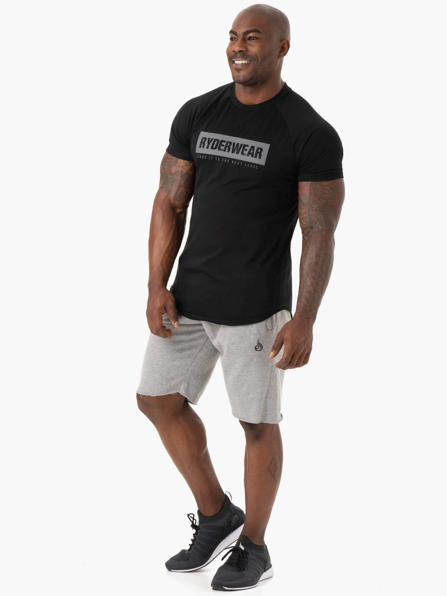 Iron Track Shorts - Grey Marl 4 Iron Track Shorts - Grey Marl