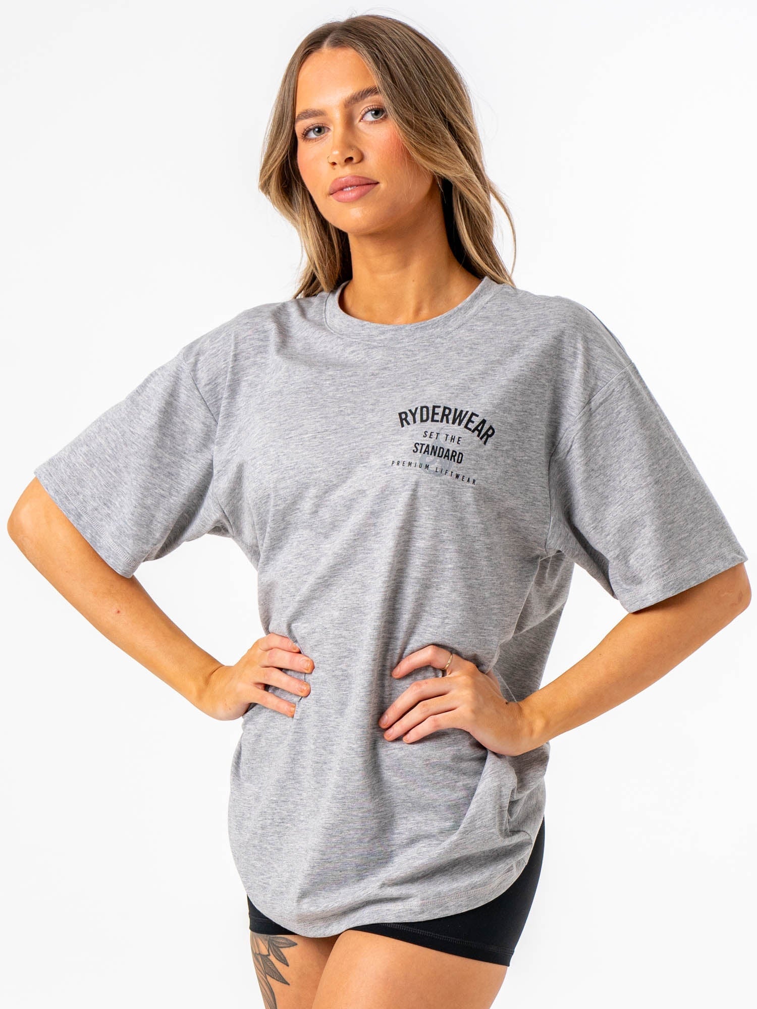 Legacy T-Shirt - Grey Marl 3 Legacy T-Shirt - Grey Marl