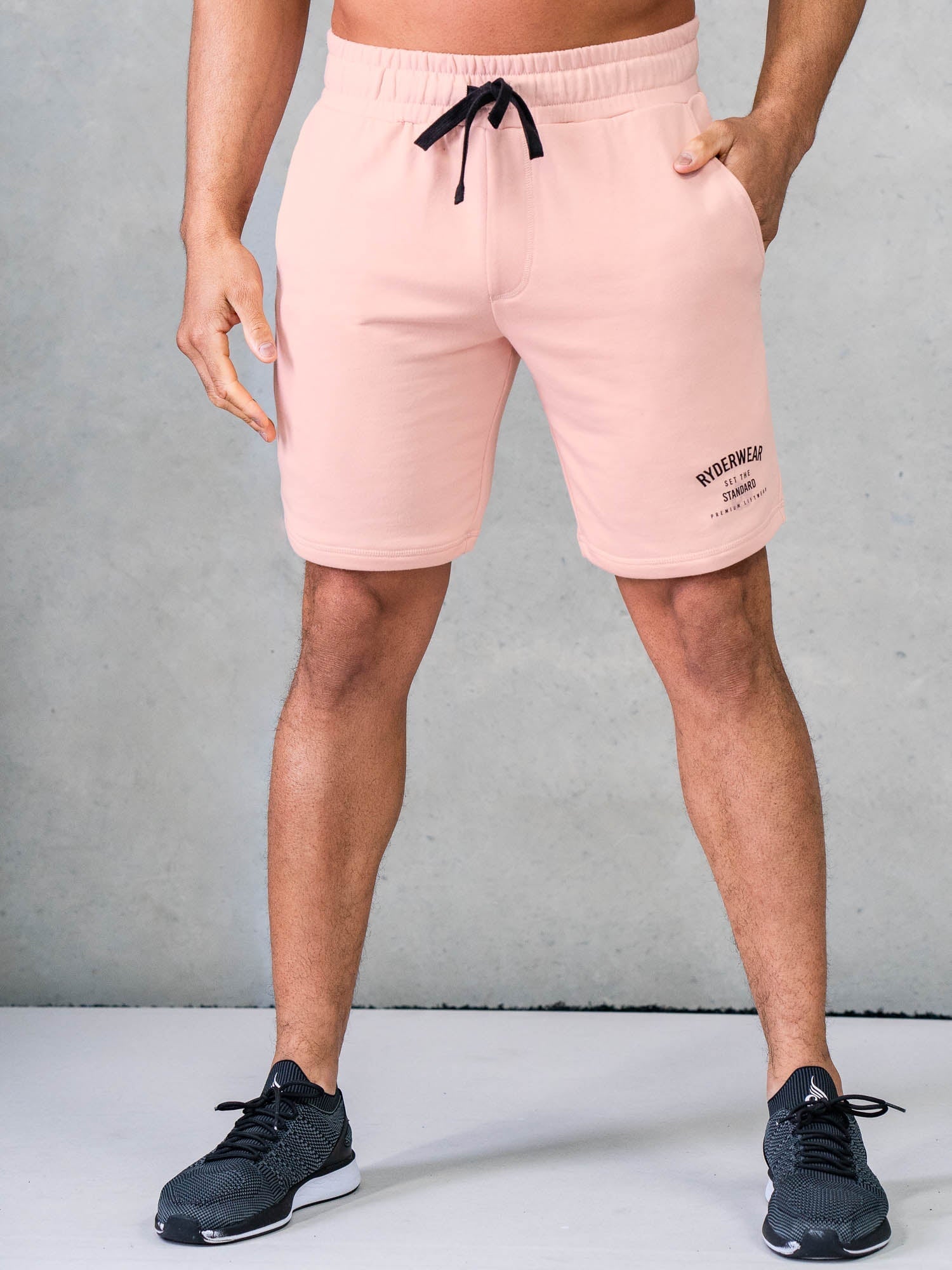 Legacy Track Shorts - Faded Pink 1 Legacy Track Shorts - Faded Pink