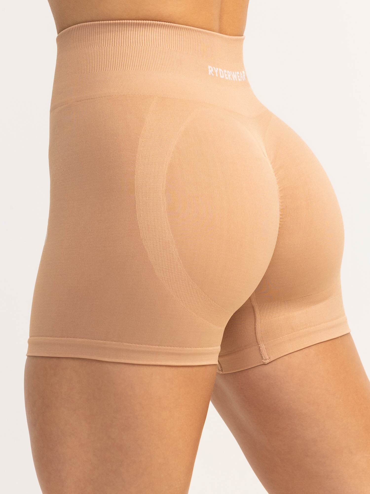 Lift 2.0 BBL Seamless Shorts - Tan 1 Lift 2.0 BBL Seamless Shorts - Tan
