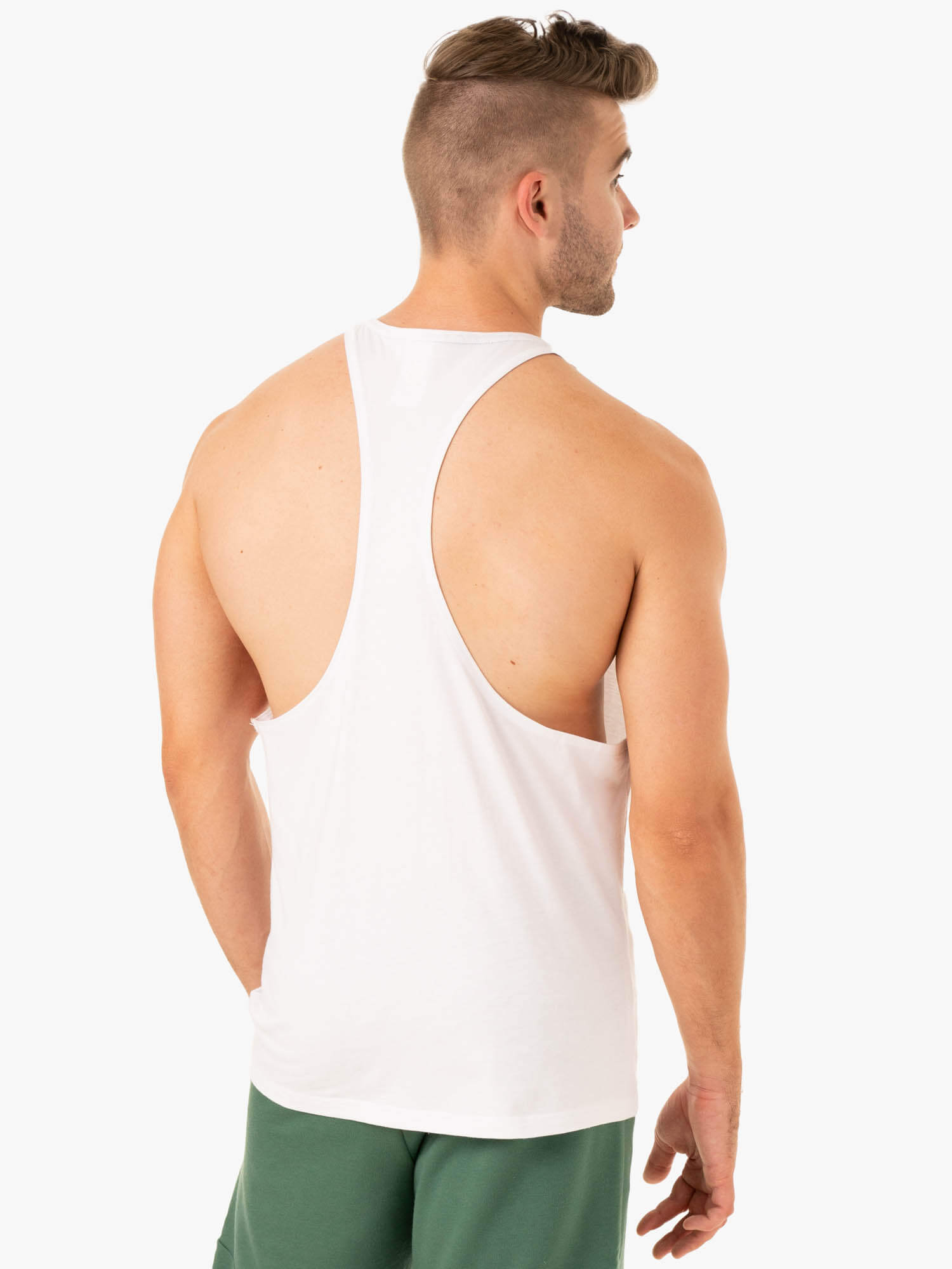 Limitless Stringer T-Back - White 2 Limitless Stringer T-Back - White