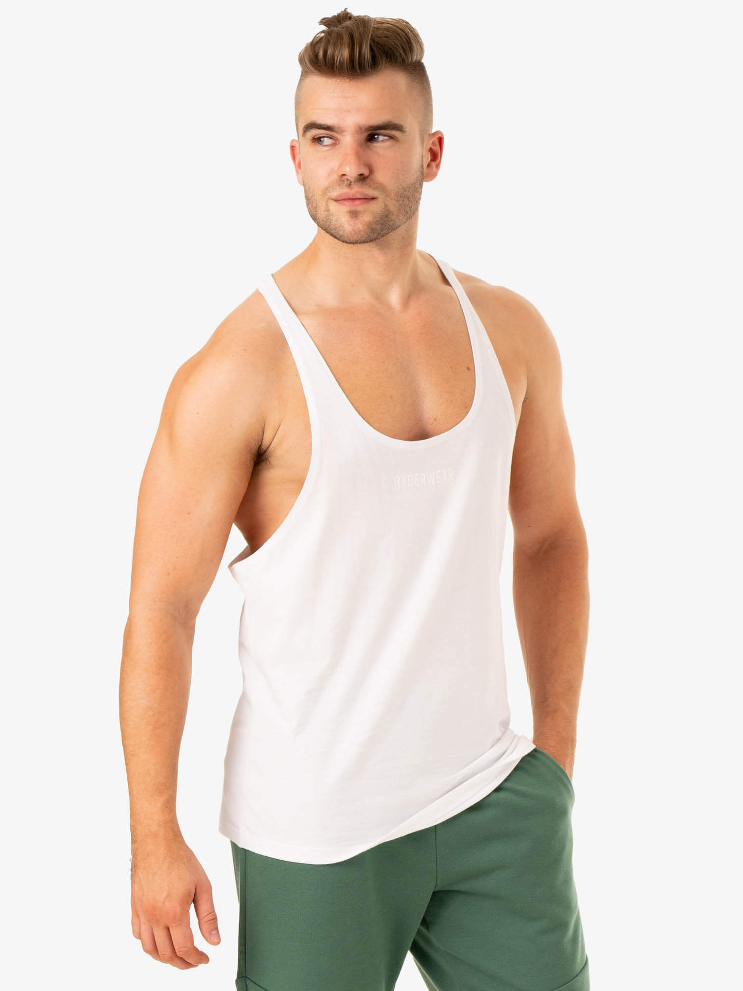 Limitless Stringer T-Back - White 3 Limitless Stringer T-Back - White