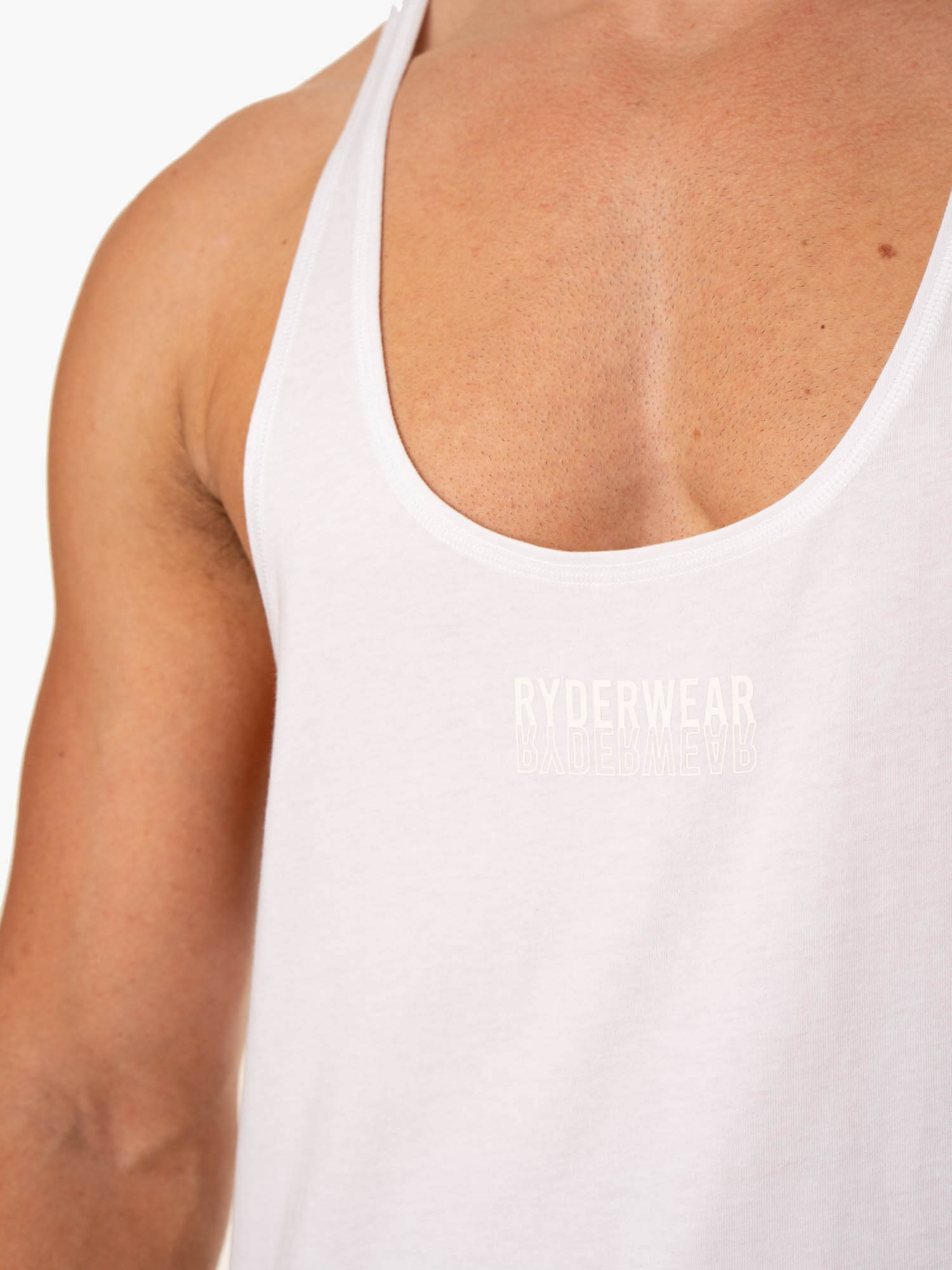 Limitless Stringer T-Back - White 4 Limitless Stringer T-Back - White