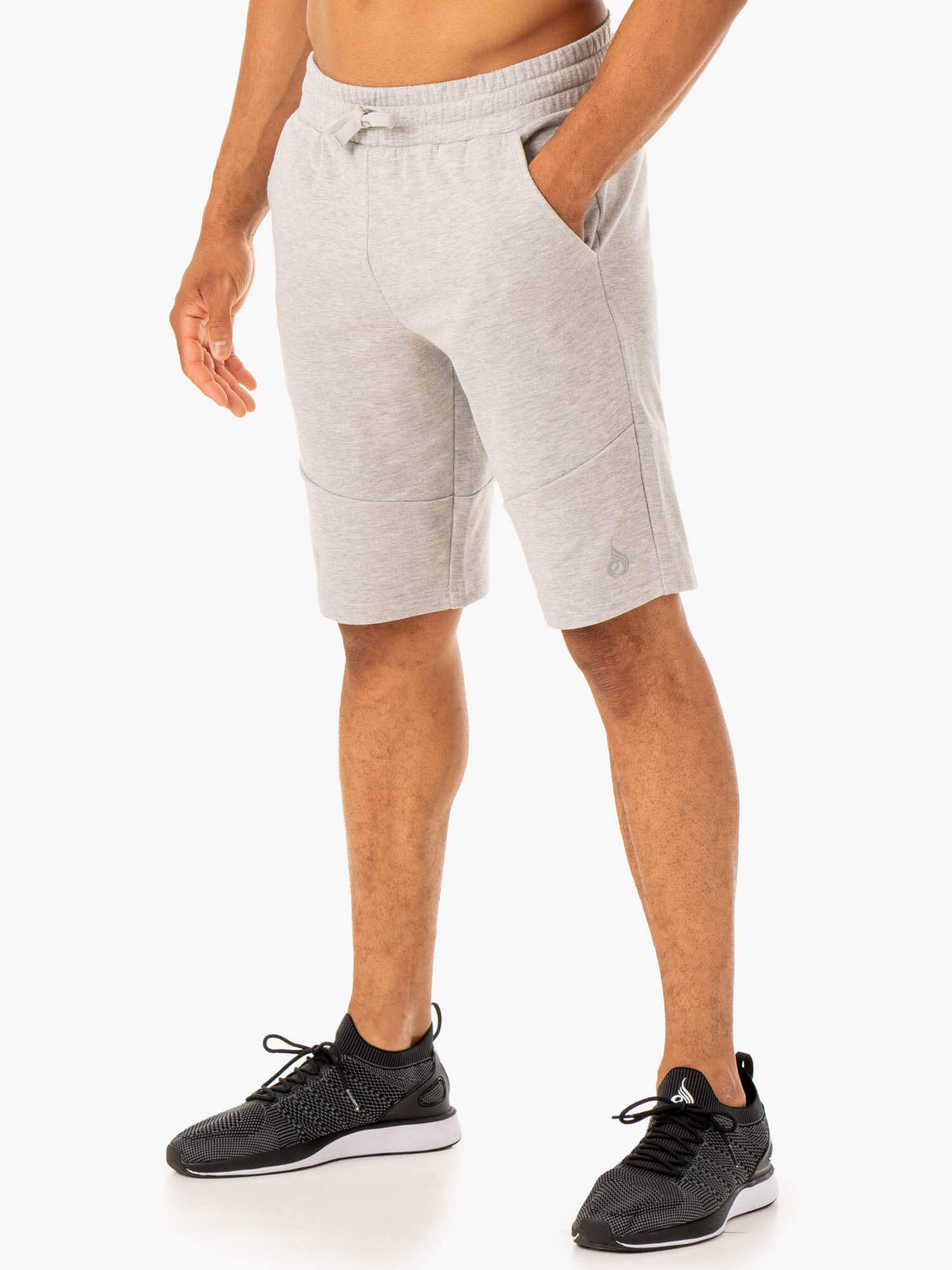 Limitless Track Short - Grey Marl 3 Limitless Track Short - Grey Marl