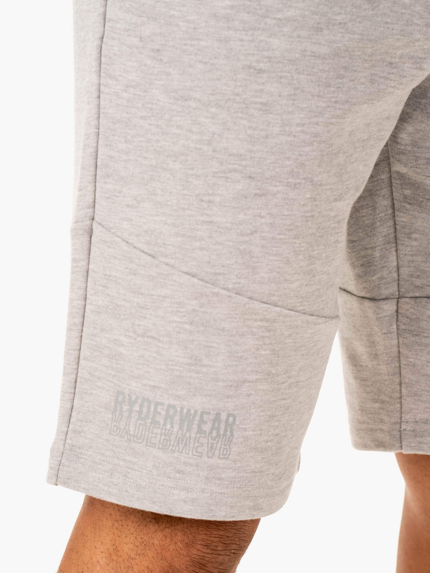 Limitless Track Short - Grey Marl 4 Limitless Track Short - Grey Marl