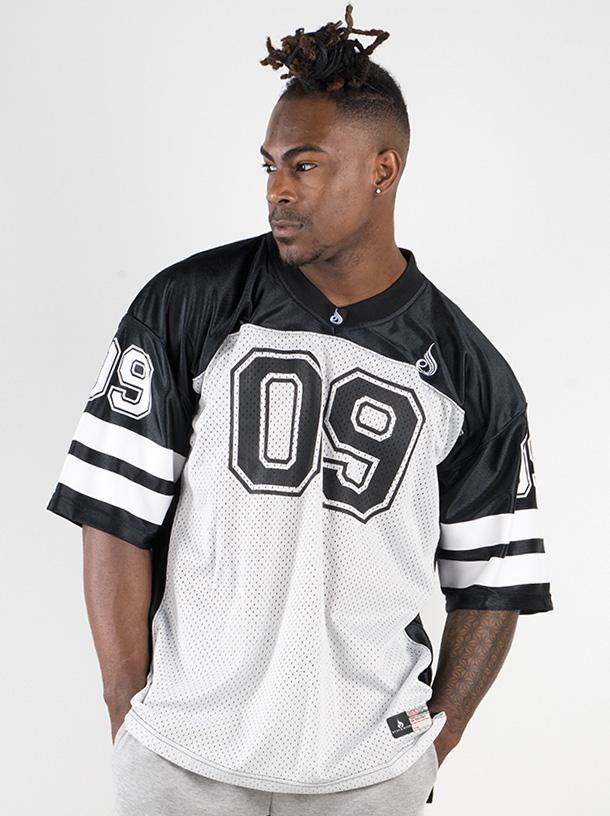 Mens Varsity Jersey - Black/Grey 2 Mens Varsity Jersey - Black/Grey