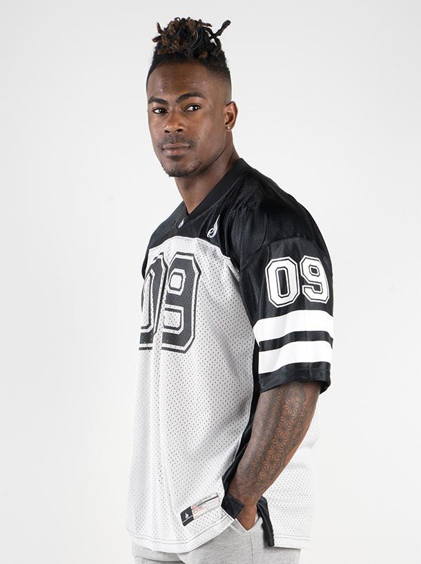 Mens Varsity Jersey - Black/Grey 5 Mens Varsity Jersey - Black/Grey