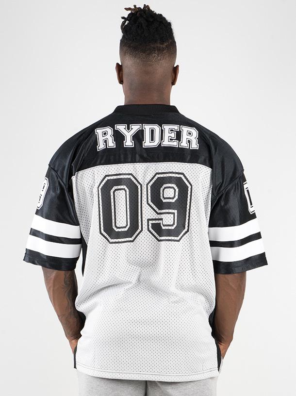 Mens Varsity Jersey - Black/Grey 6 Mens Varsity Jersey - Black/Grey