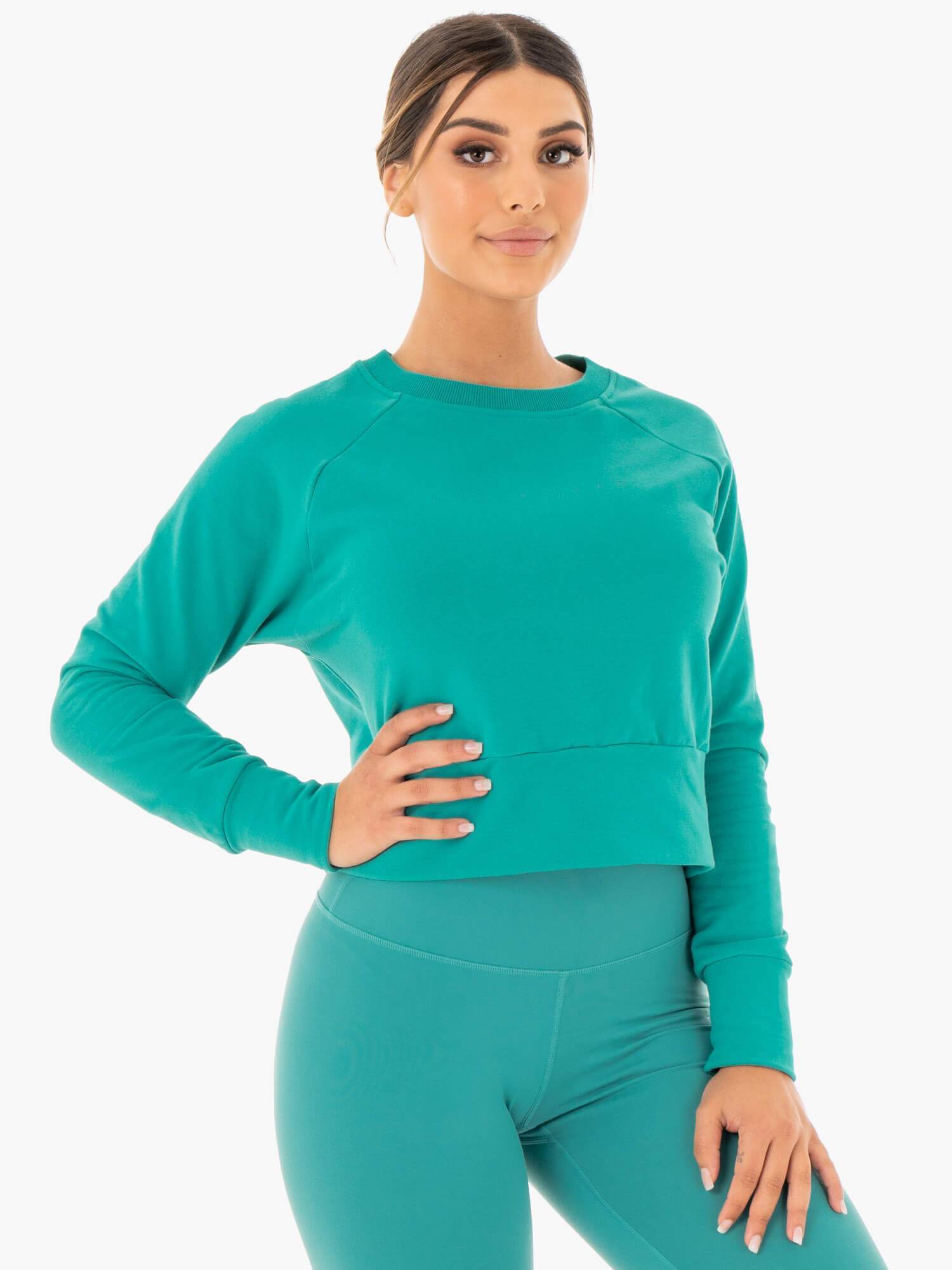 Motion Sweater - Teal 4 Motion Sweater - Teal