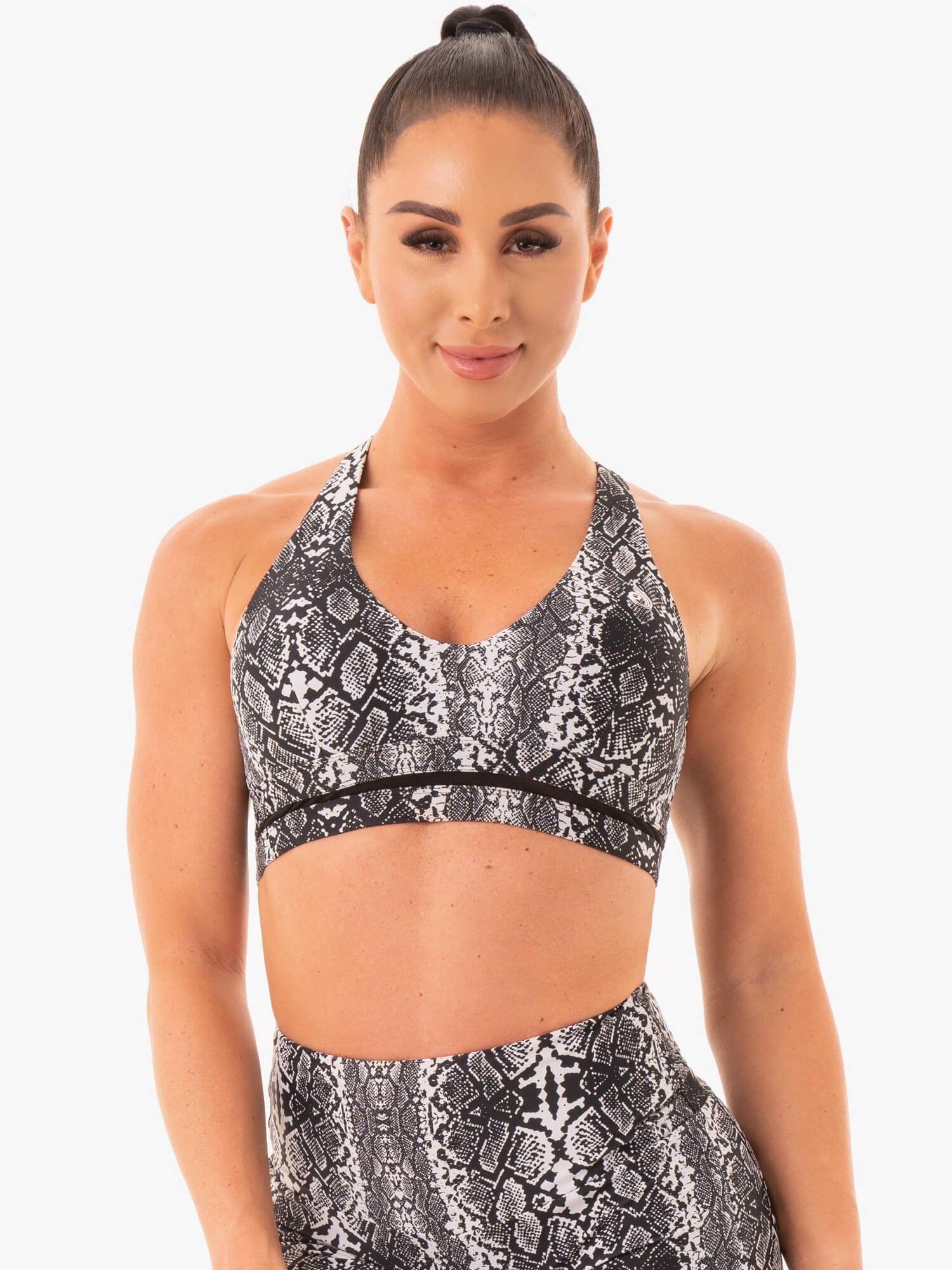 NEM X RW Sports Bra - White Snake 4 NEM X RW Sports Bra - White Snake