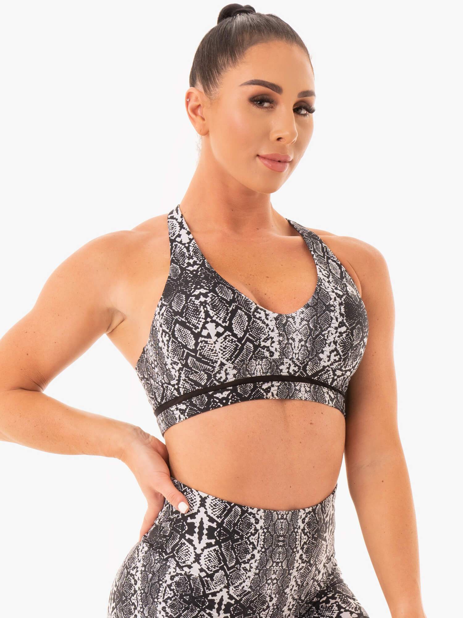 NEM X RW Sports Bra - White Snake 6 NEM X RW Sports Bra - White Snake