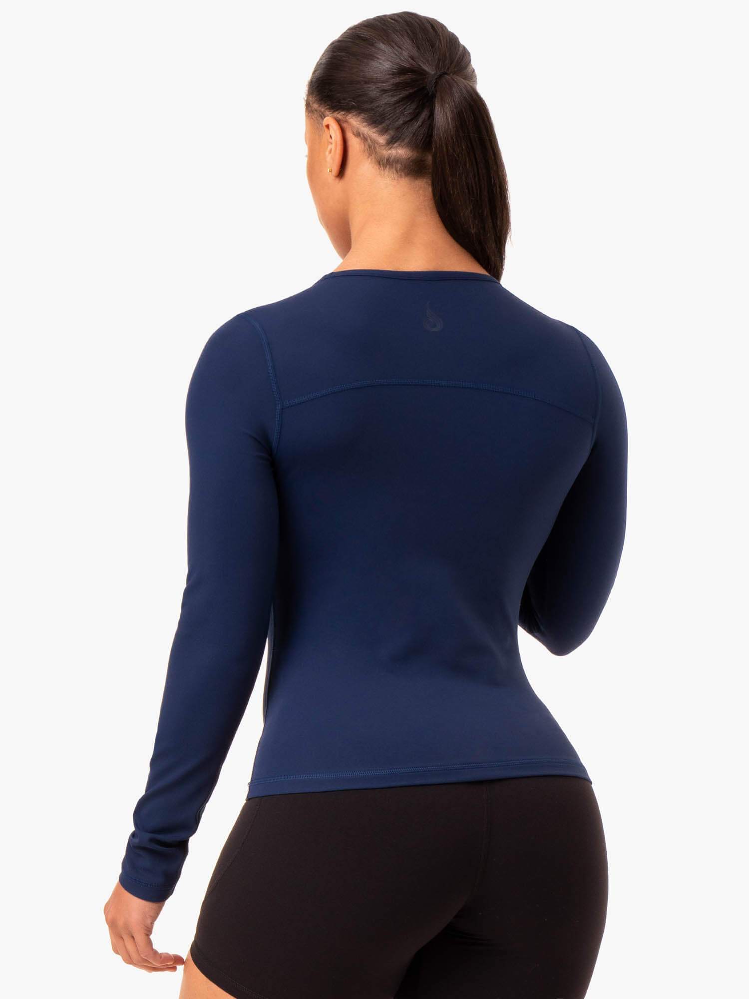 NKD Align Long Sleeve Training Top - Navy 2 NKD Align Long Sleeve Training Top - Navy