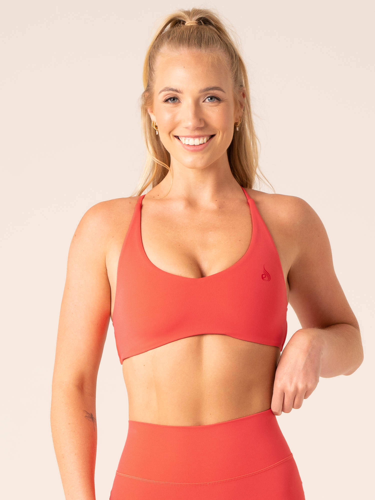 NKD Embody Sports Crop - Watermelon 1 NKD Embody Sports Crop - Watermelon