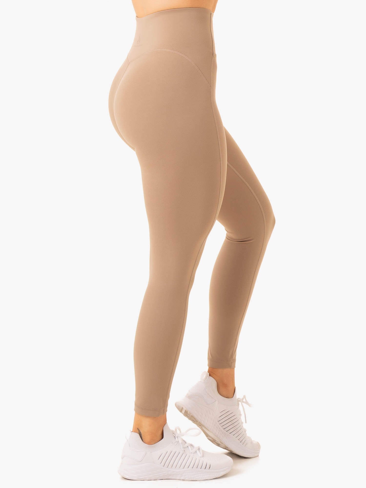NKD Frame High Waisted Leggings - Latte 3 NKD Frame High Waisted Leggings - Latte