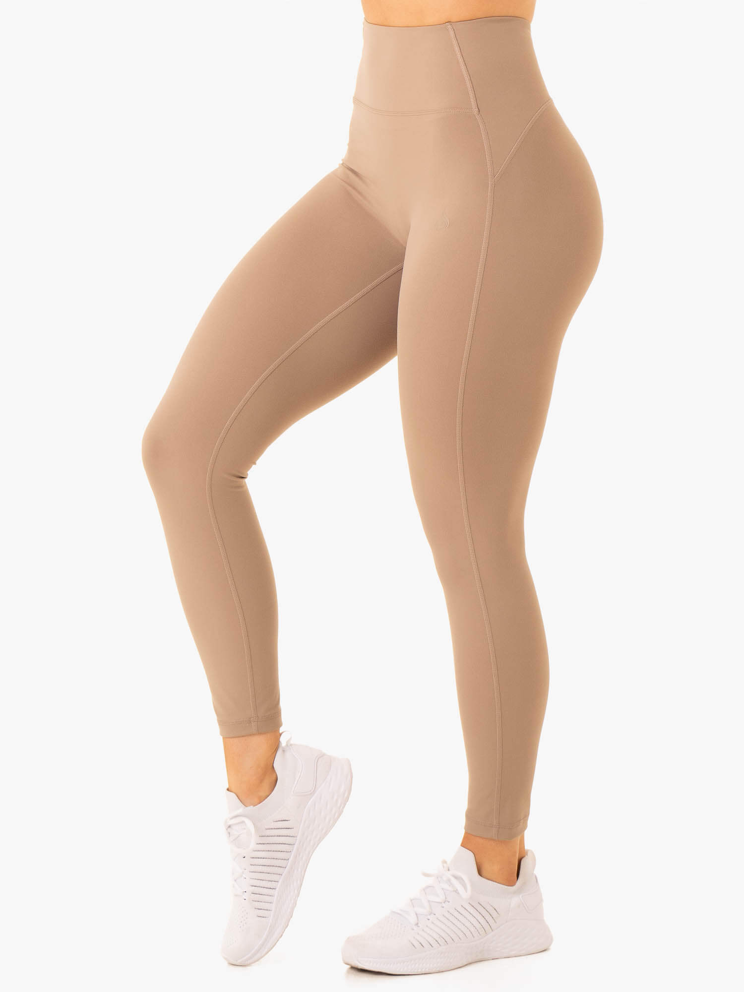 NKD Frame High Waisted Leggings - Latte 4 NKD Frame High Waisted Leggings - Latte