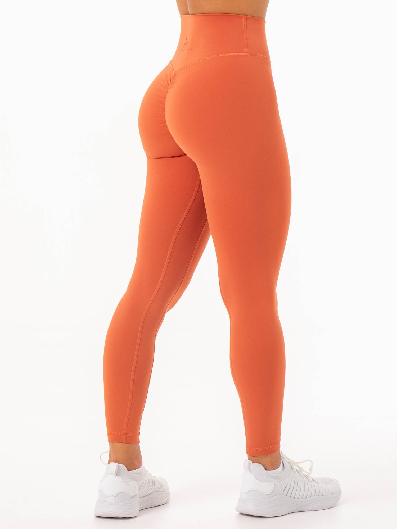 NKD High Waisted Scrunch Leggings - Terracotta 4 NKD High Waisted Scrunch Leggings - Terracotta