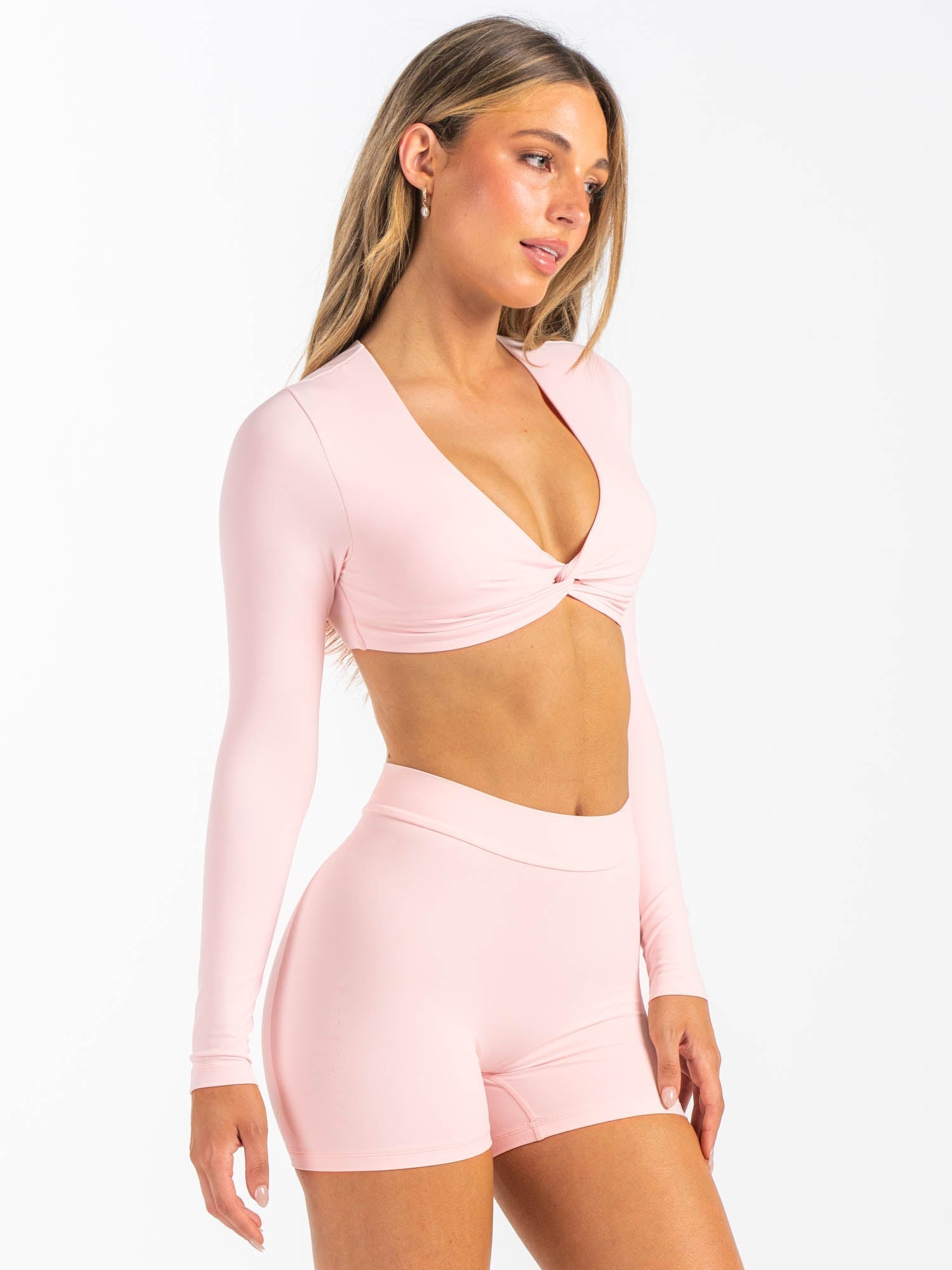 NKD Knot Long Sleeve Top - Pink Musk 4 NKD Knot Long Sleeve Top - Pink Musk
