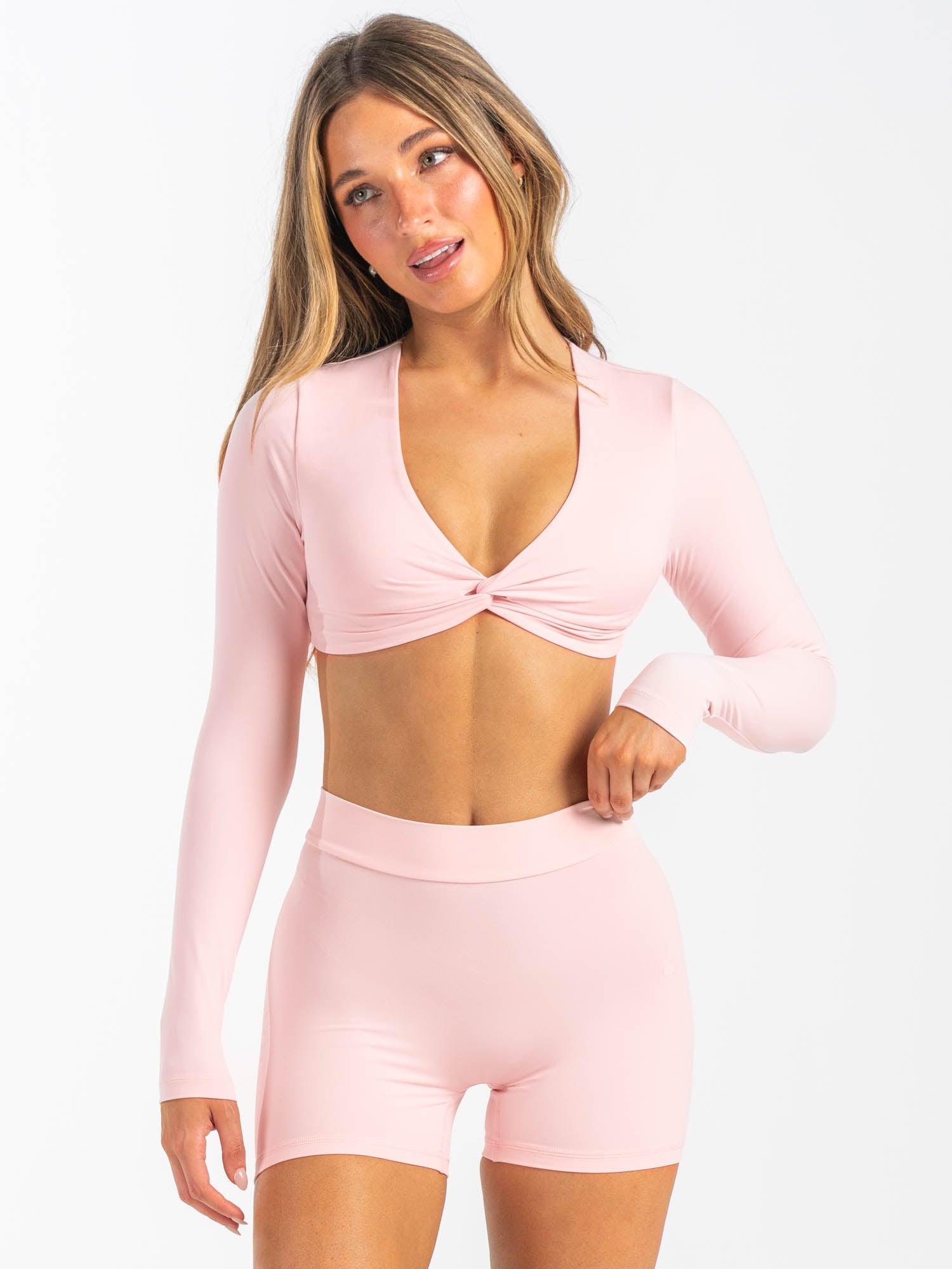 NKD Knot Long Sleeve Top - Pink Musk 5 NKD Knot Long Sleeve Top - Pink Musk
