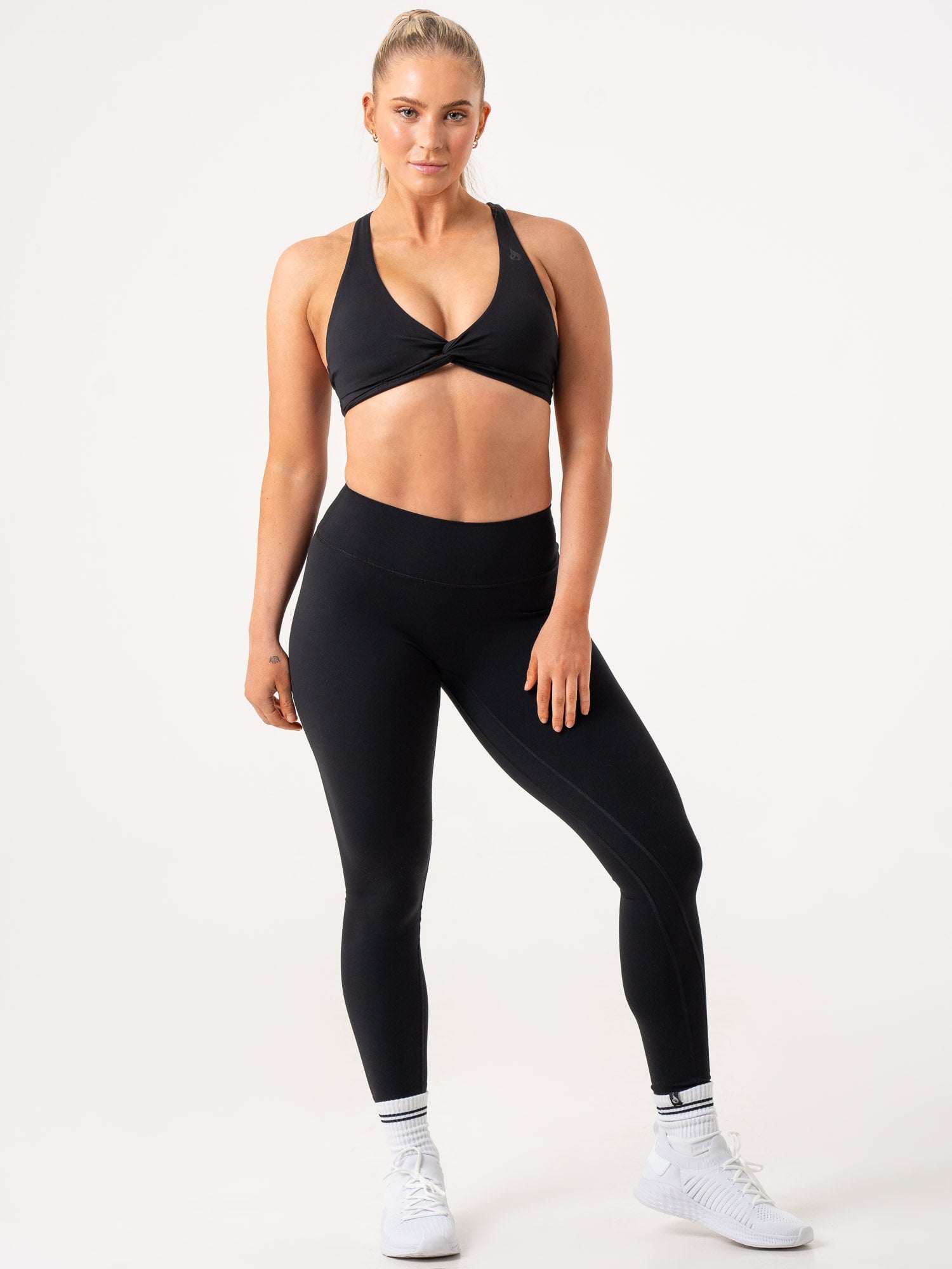 NKD Knot Sports Bra - Black 1 NKD Knot Sports Bra - Black
