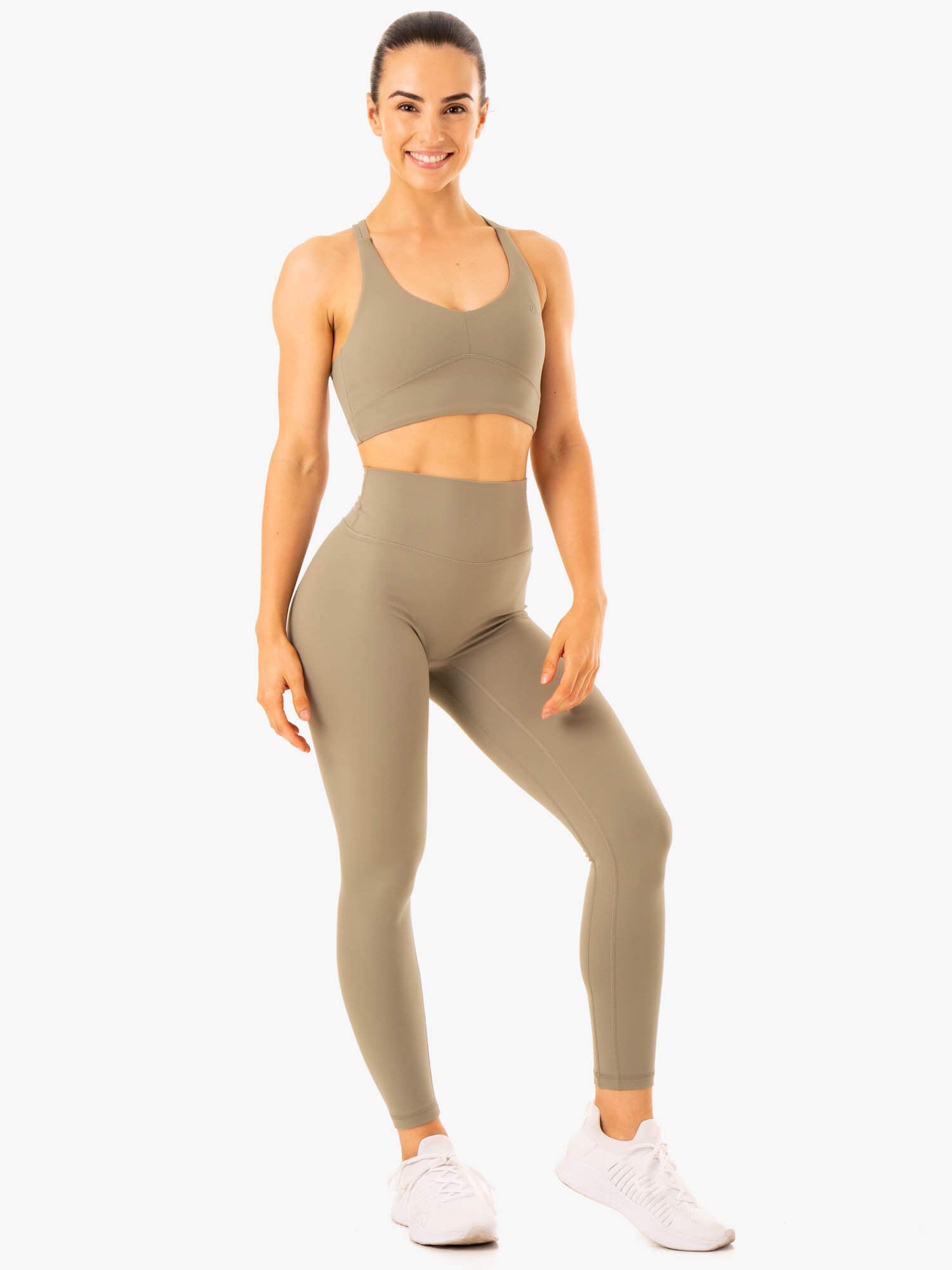 NKD Refine Sports Bra - Khaki 4 NKD Refine Sports Bra - Khaki