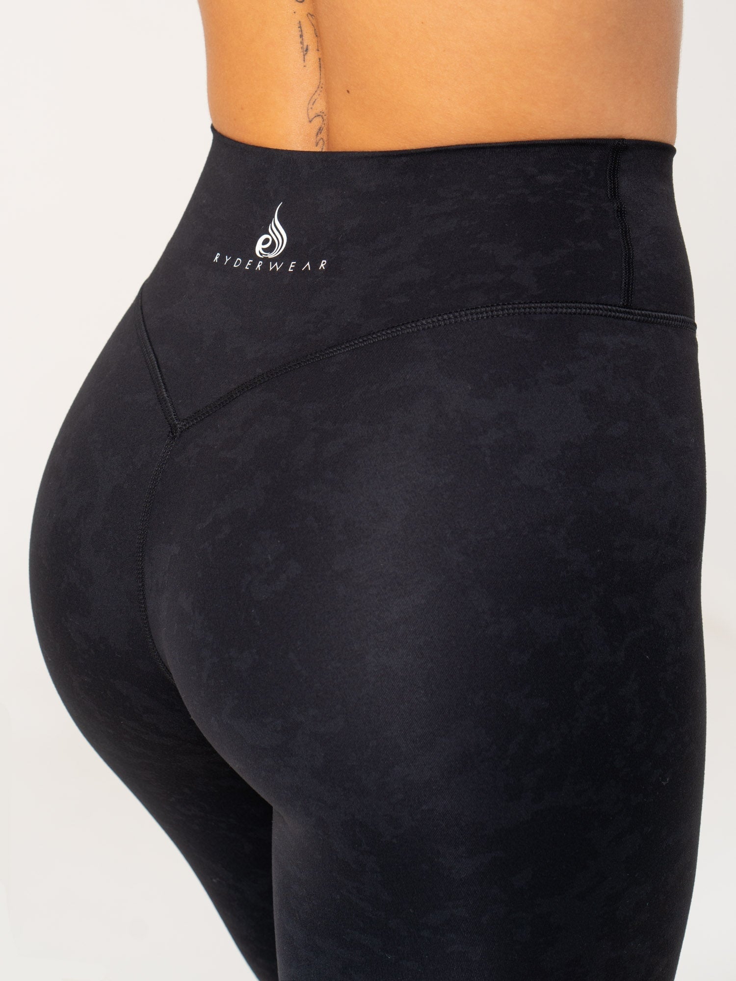 NKD Stonewash High Waisted Leggings - Black Stonewash 3 NKD Stonewash High Waisted Leggings - Black Stonewash