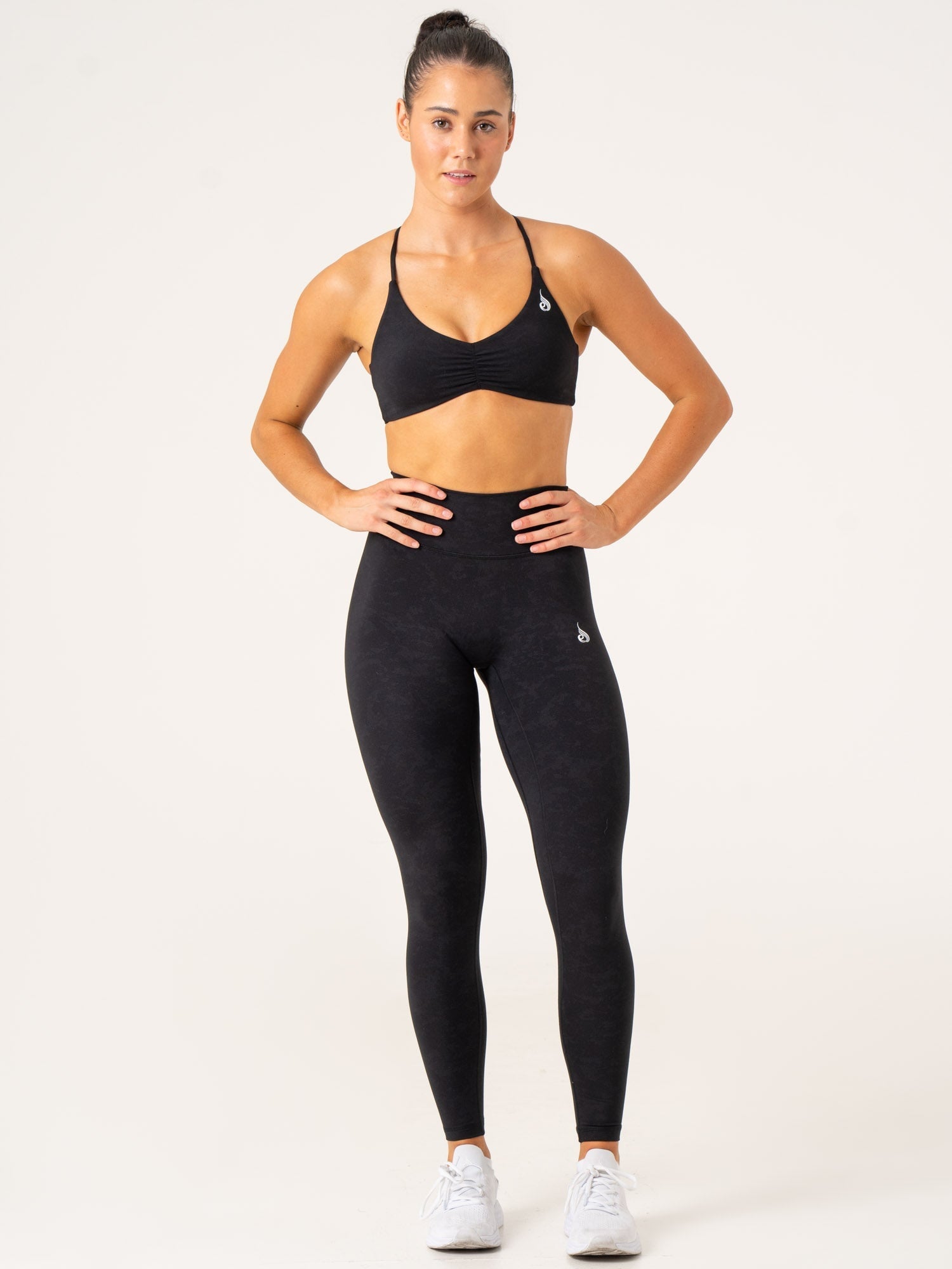 NKD Stonewash High Waisted Leggings - Black Stonewash 4 NKD Stonewash High Waisted Leggings - Black Stonewash