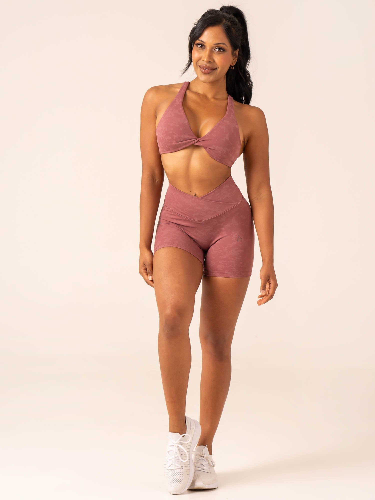 NKD Stonewash Twist Sports Bra - Boysenberry Stonewash 4 NKD Stonewash Twist Sports Bra - Boysenberry Stonewash