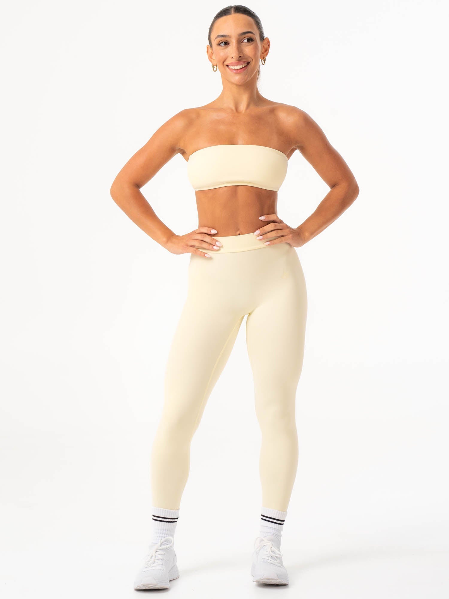NKD V Scrunch Leggings - Lemon Drop 6 NKD V Scrunch Leggings - Lemon Drop