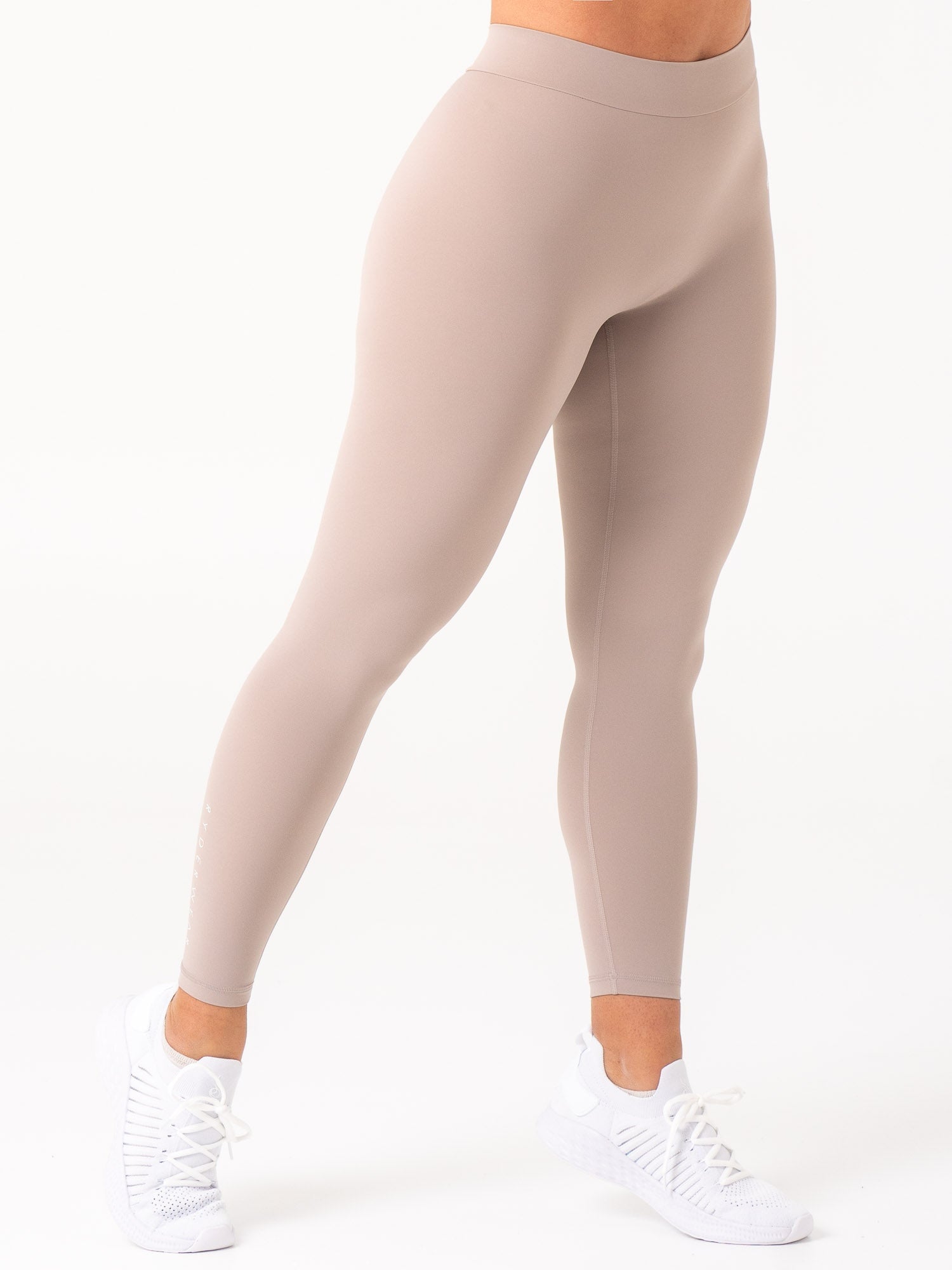 NKD V Scrunch Leggings - Taupe 3 NKD V Scrunch Leggings - Taupe